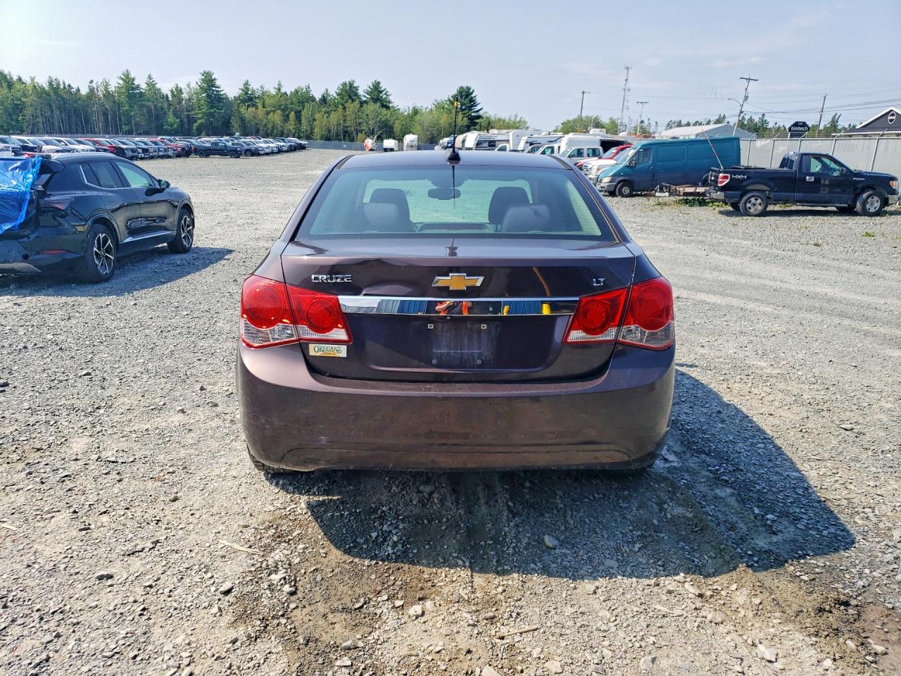 2015 Chevrolet Cruze Lt Brown vin: 1G1PC5SB8F7126973
