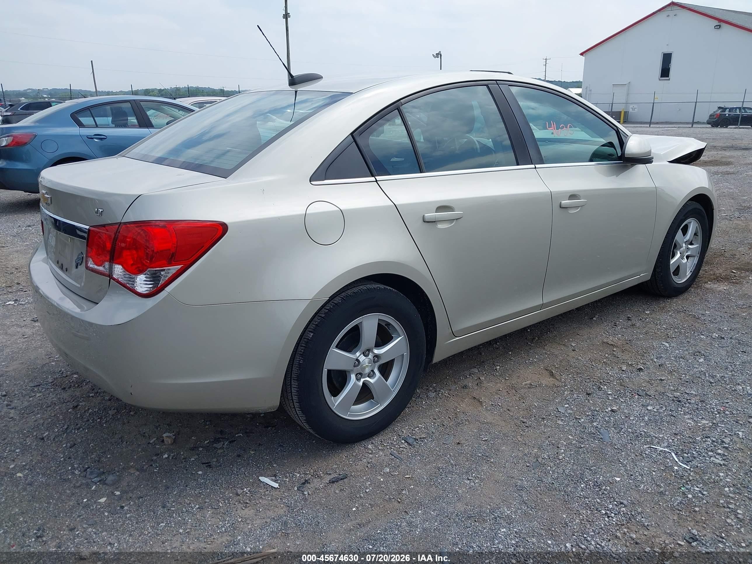 2015 Chevrolet Cruze 1lt Auto Gold vin: 1G1PC5SB8F7158872
