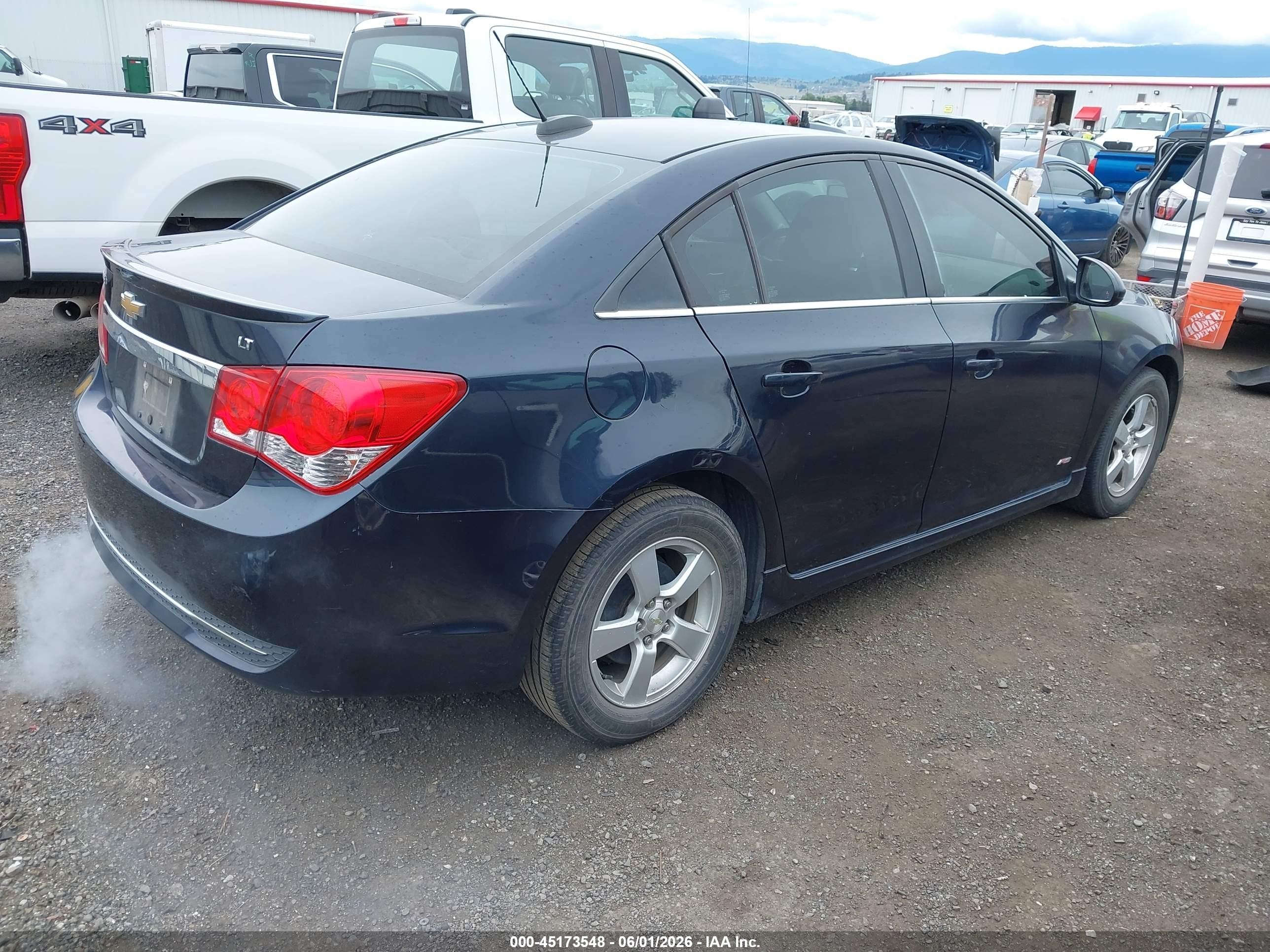 2015 Chevrolet Cruze 1lt Auto Dark Blue vin: 1G1PC5SB8F7166213