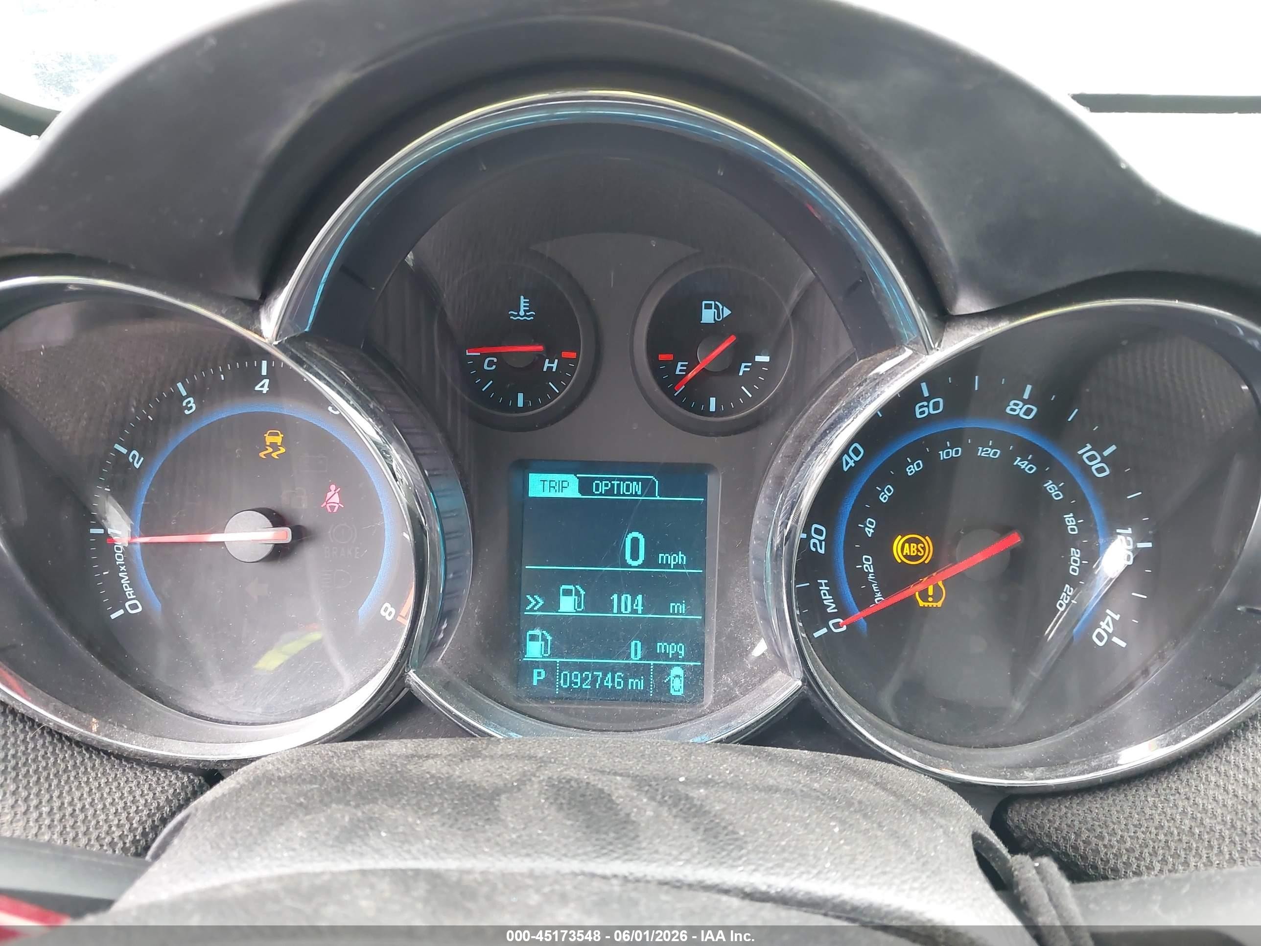 2015 Chevrolet Cruze 1lt Auto Dark Blue vin: 1G1PC5SB8F7166213