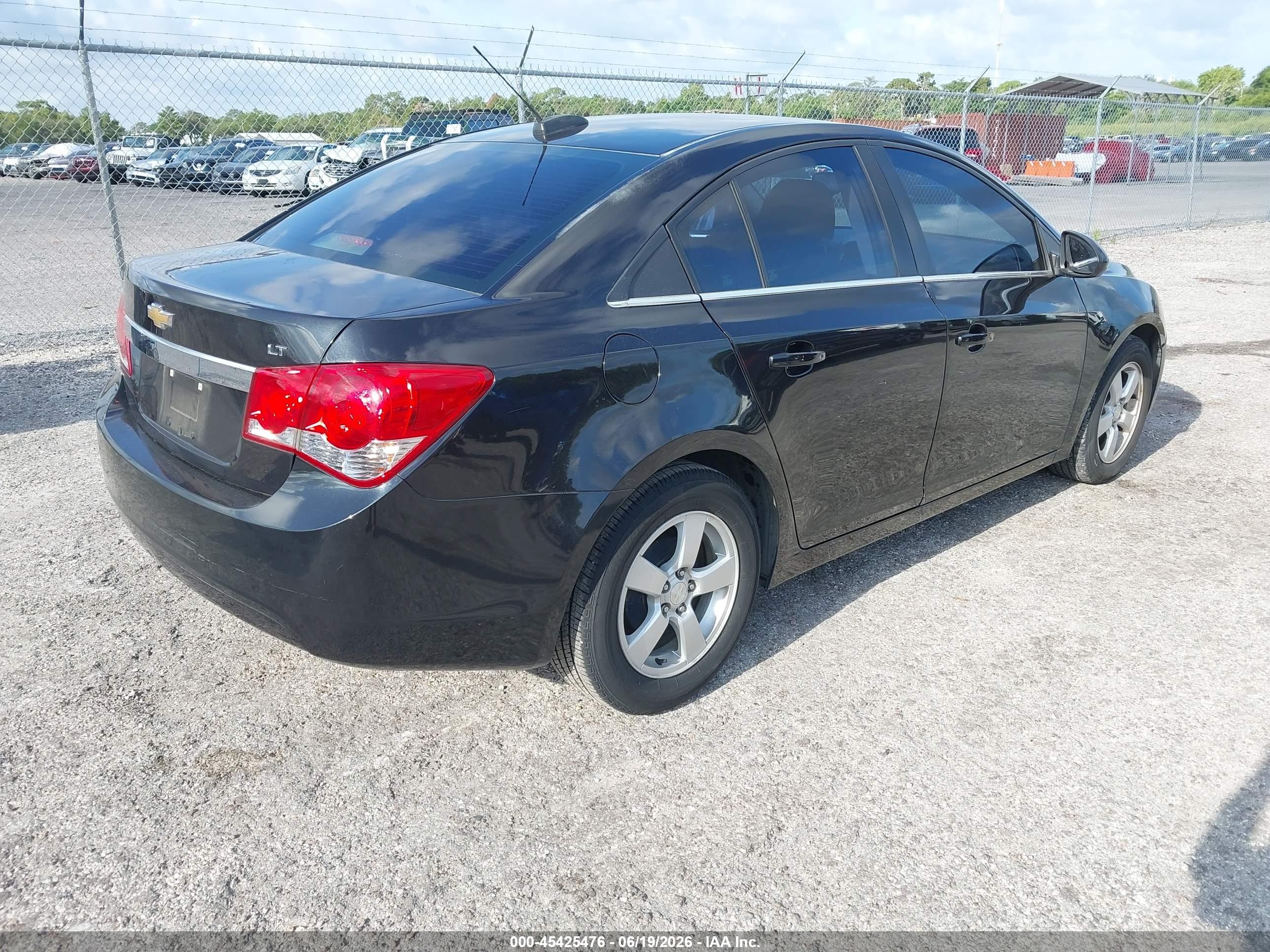 2015 Chevrolet Cruze 1lt Auto Black vin: 1G1PC5SB8F7171475