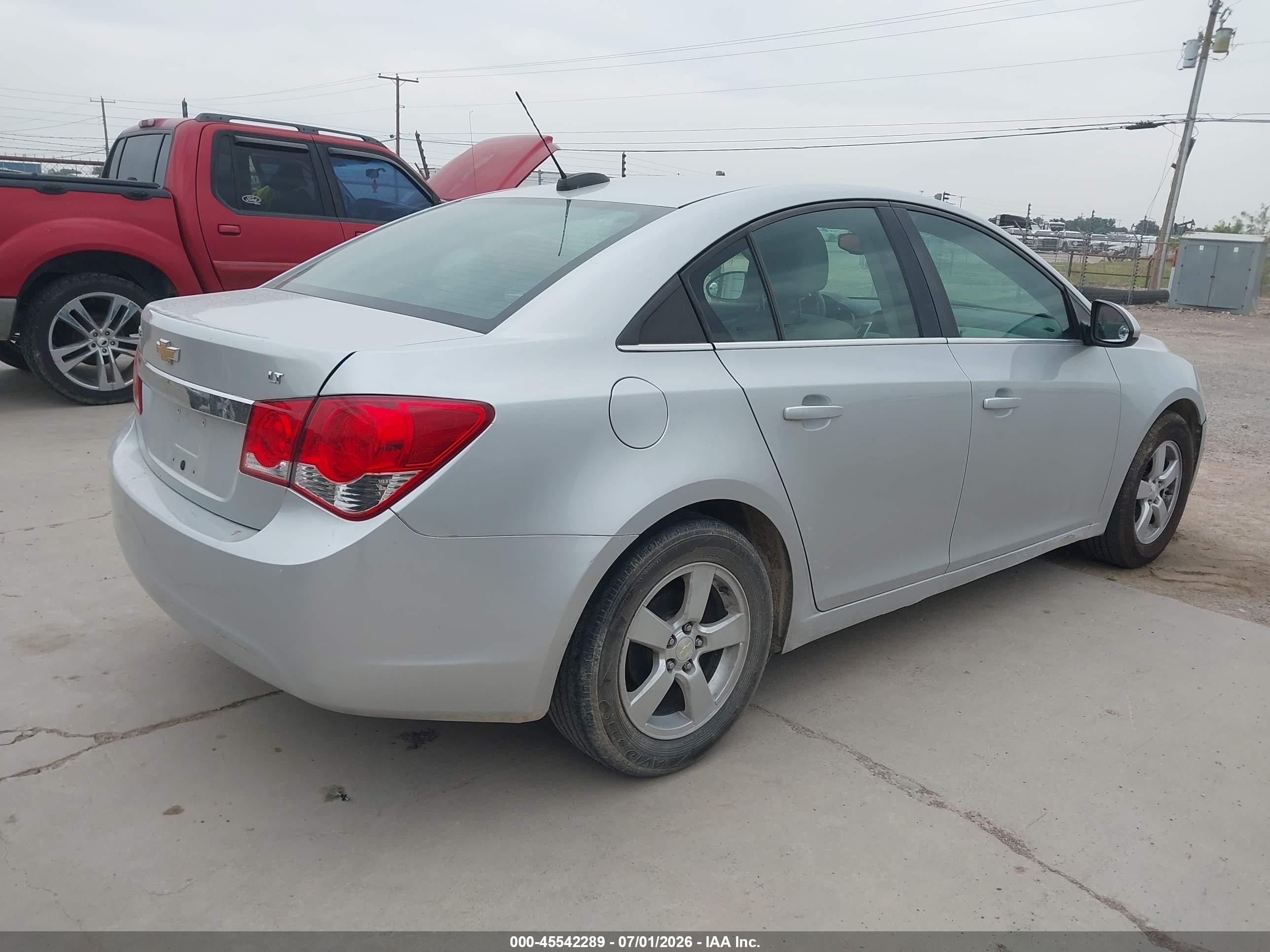 2015 Chevrolet Cruze 1lt Auto Gray vin: 1G1PC5SB8F7176711