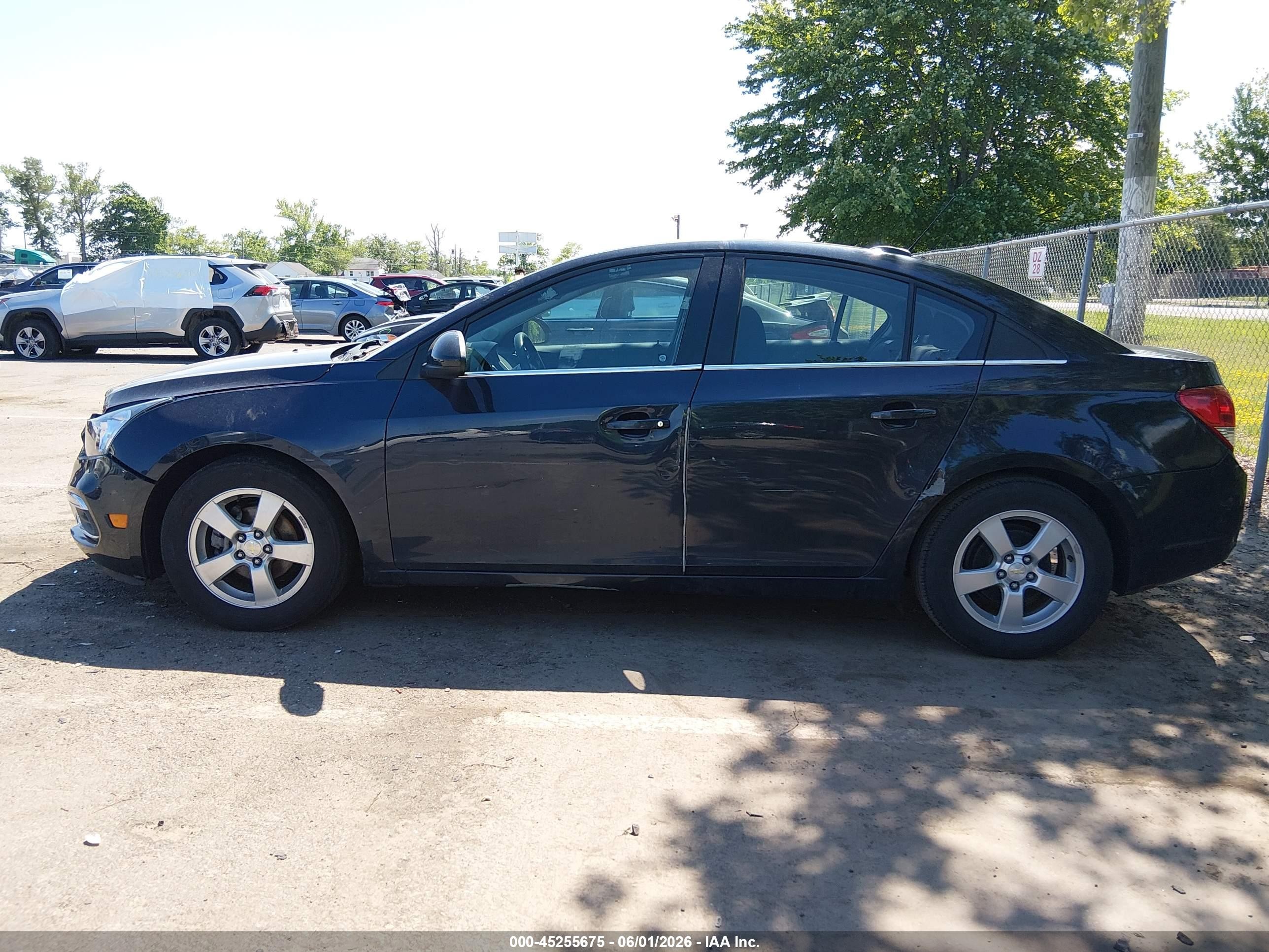 2015 Chevrolet Cruze 1lt Auto Dark Blue vin: 1G1PC5SB8F7178927