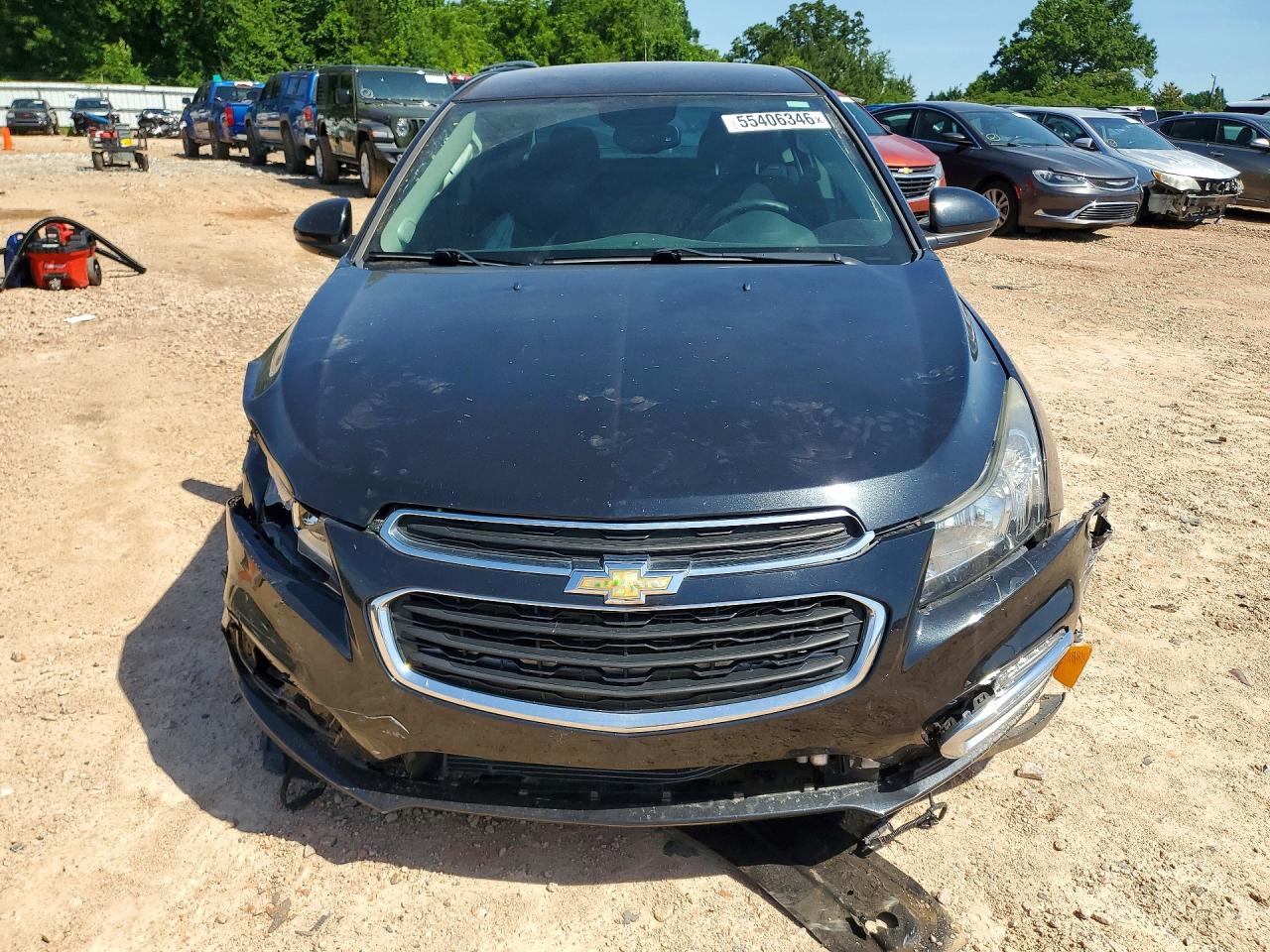2015 Chevrolet Cruze Lt Black vin: 1G1PC5SB8F7191631