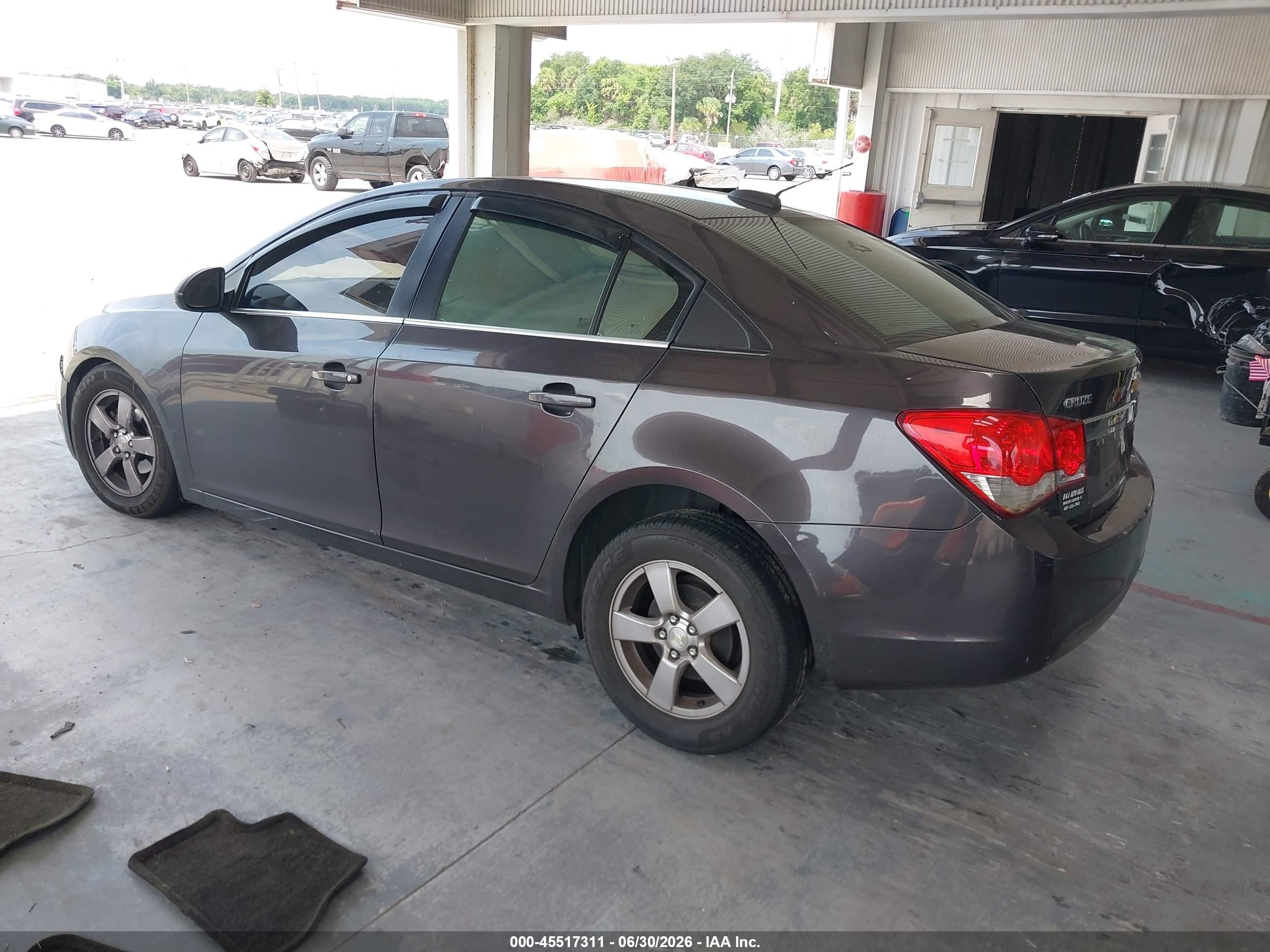 2015 Chevrolet Cruze 1lt Auto Gray vin: 1G1PC5SB8F7209979
