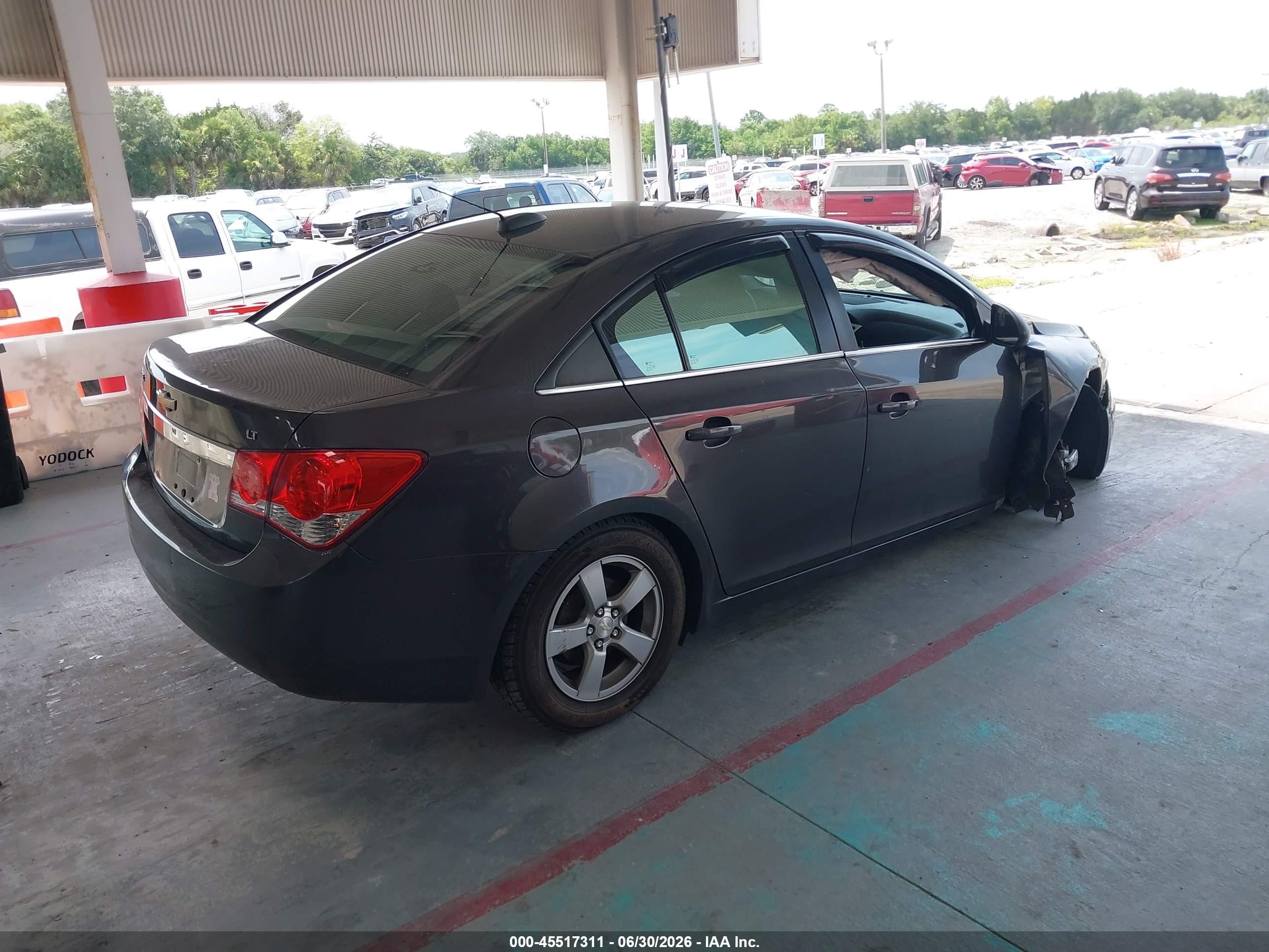 2015 Chevrolet Cruze 1lt Auto Gray vin: 1G1PC5SB8F7209979