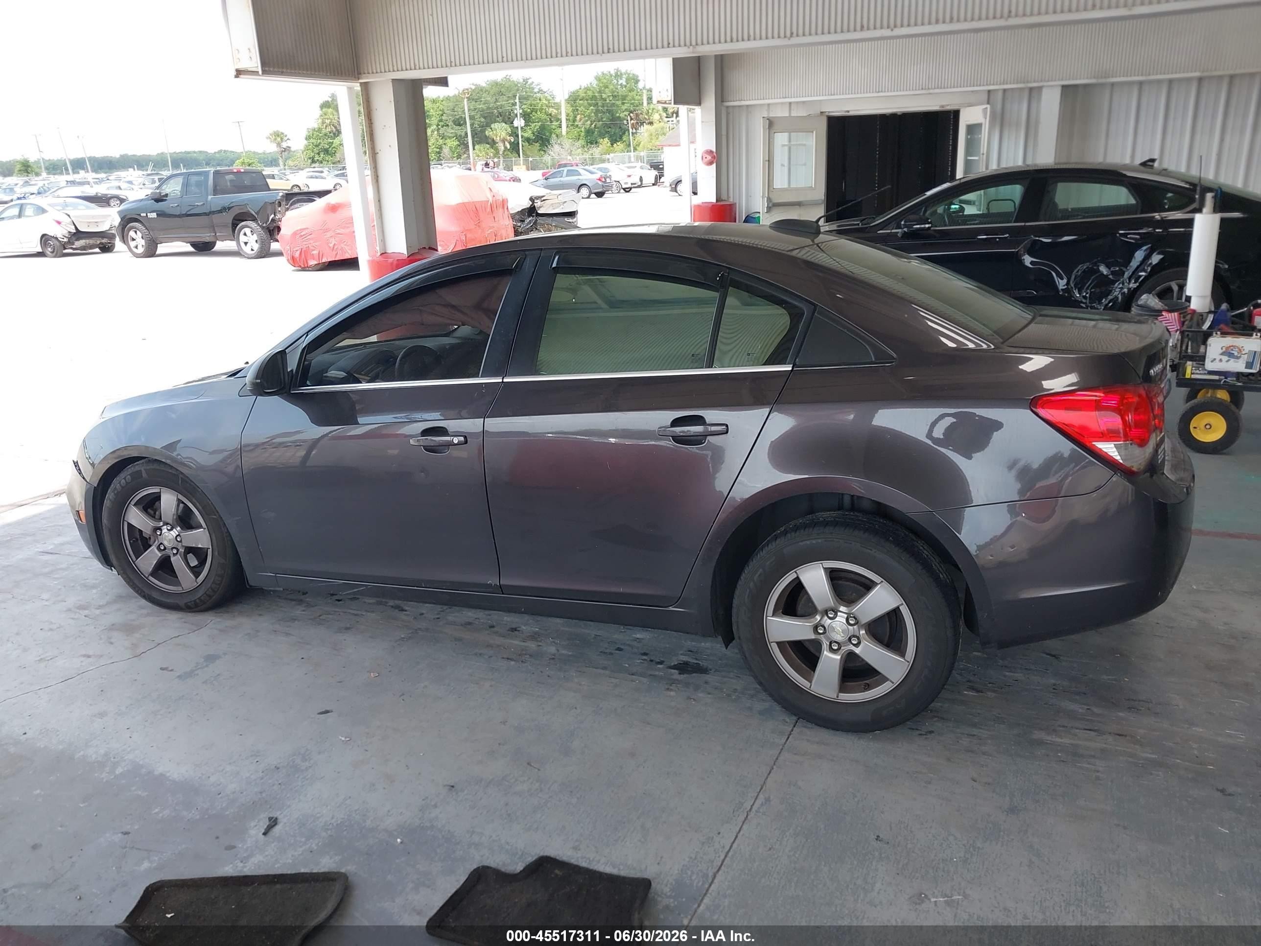 2015 Chevrolet Cruze 1lt Auto Gray vin: 1G1PC5SB8F7209979