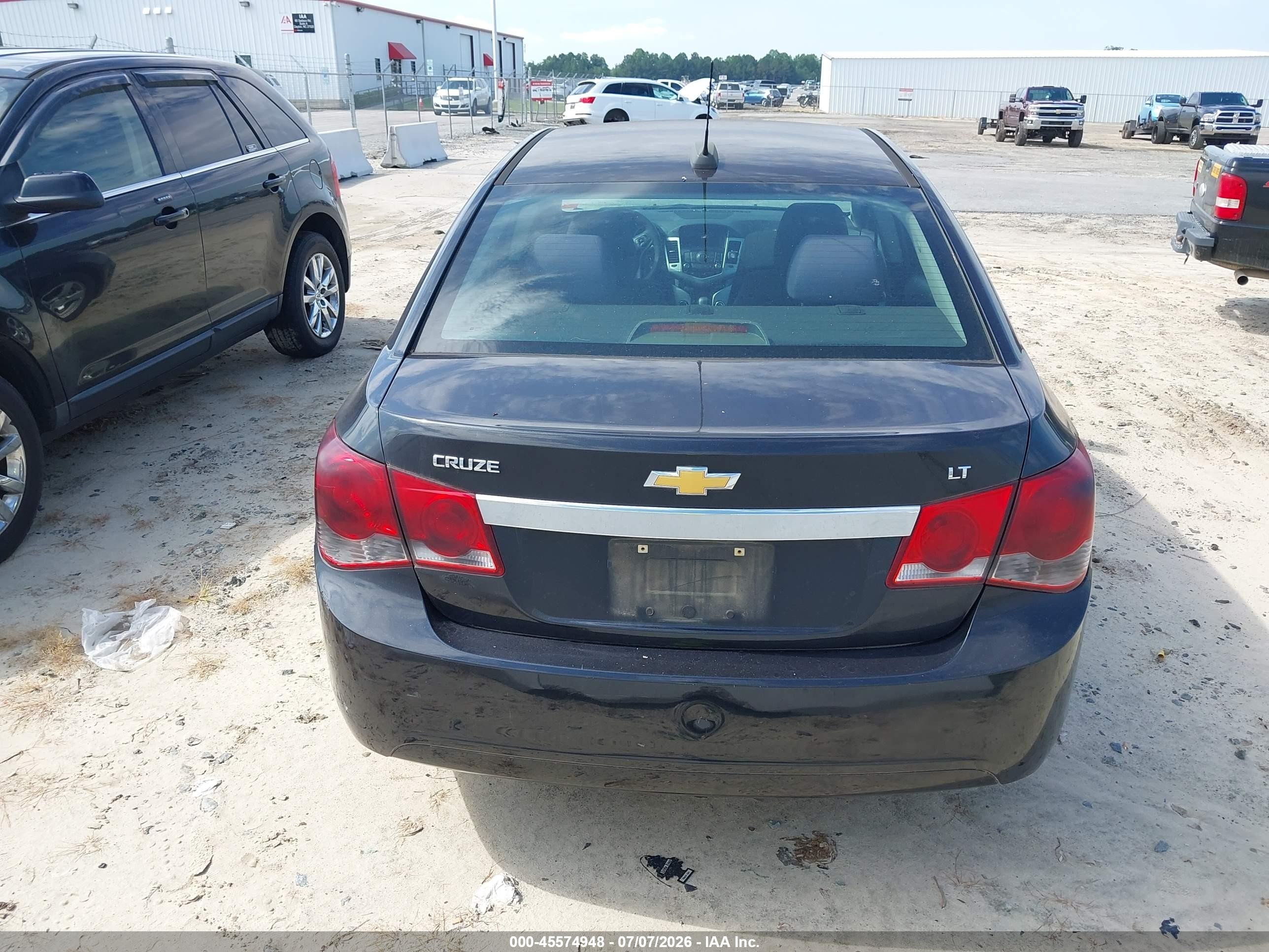2015 Chevrolet Cruze 1lt Auto Black vin: 1G1PC5SB8F7210307