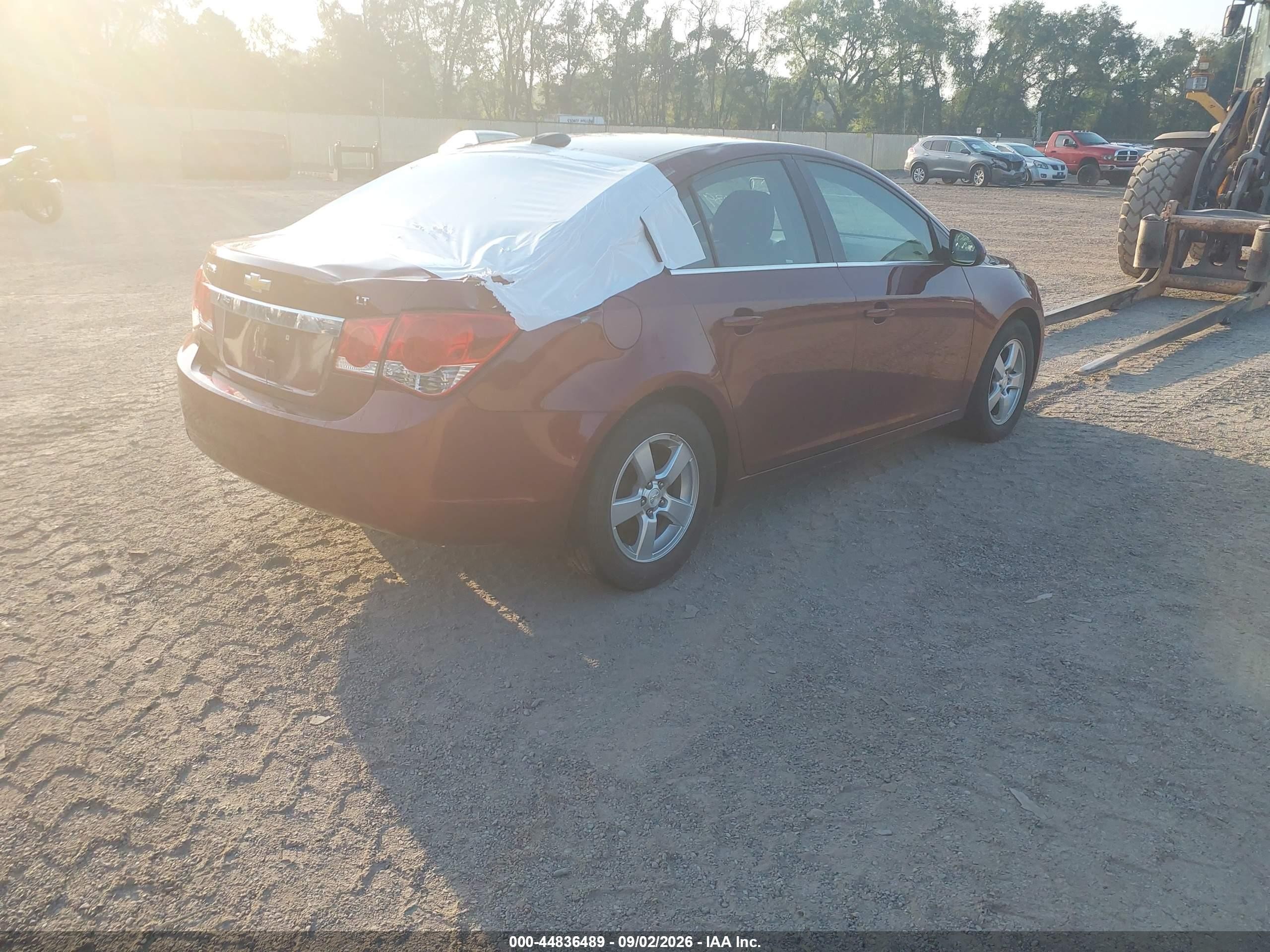 2015 Chevrolet Cruze 1lt Auto Red vin: 1G1PC5SB8F7213840
