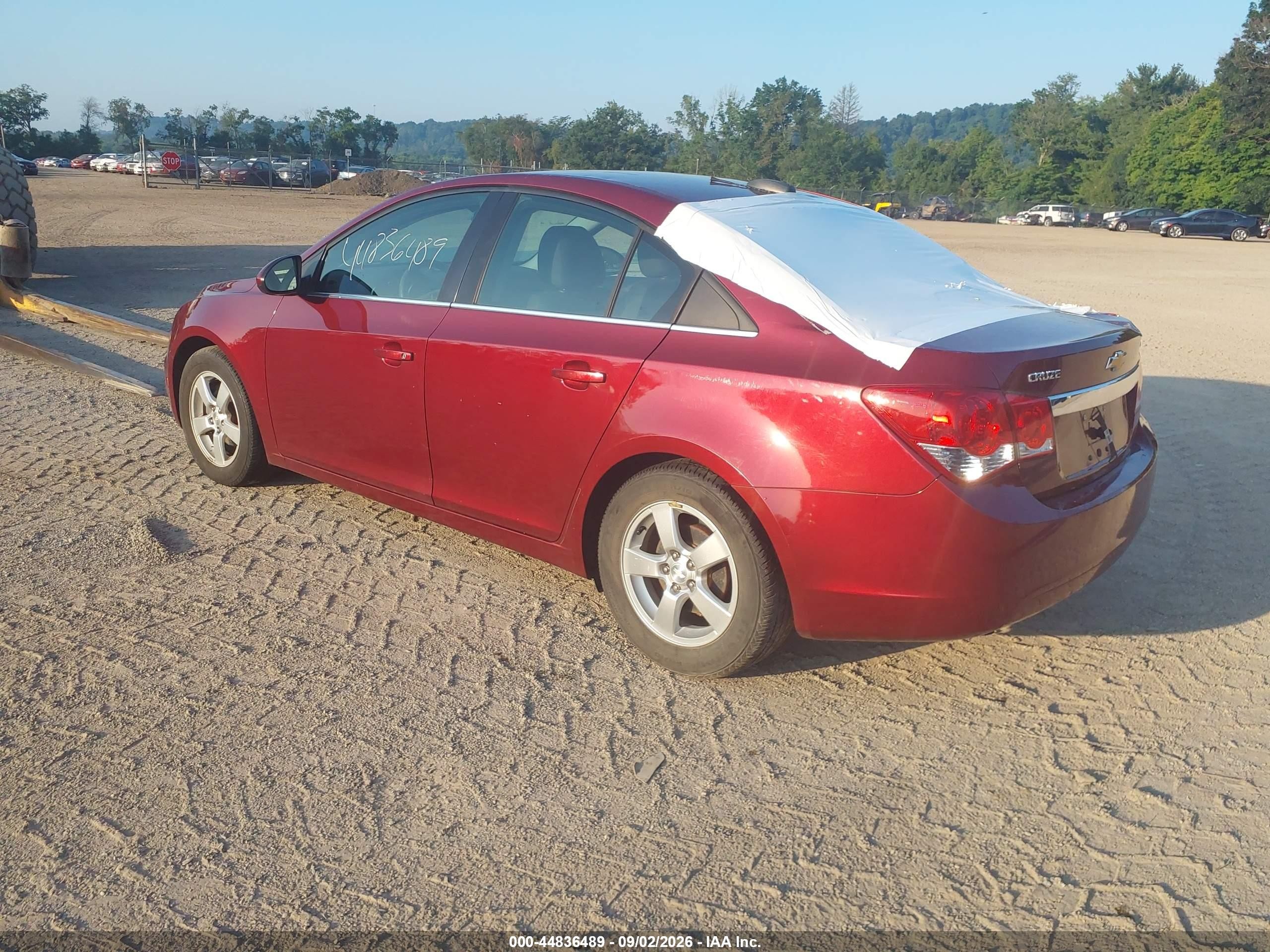 2015 Chevrolet Cruze 1lt Auto Red vin: 1G1PC5SB8F7213840
