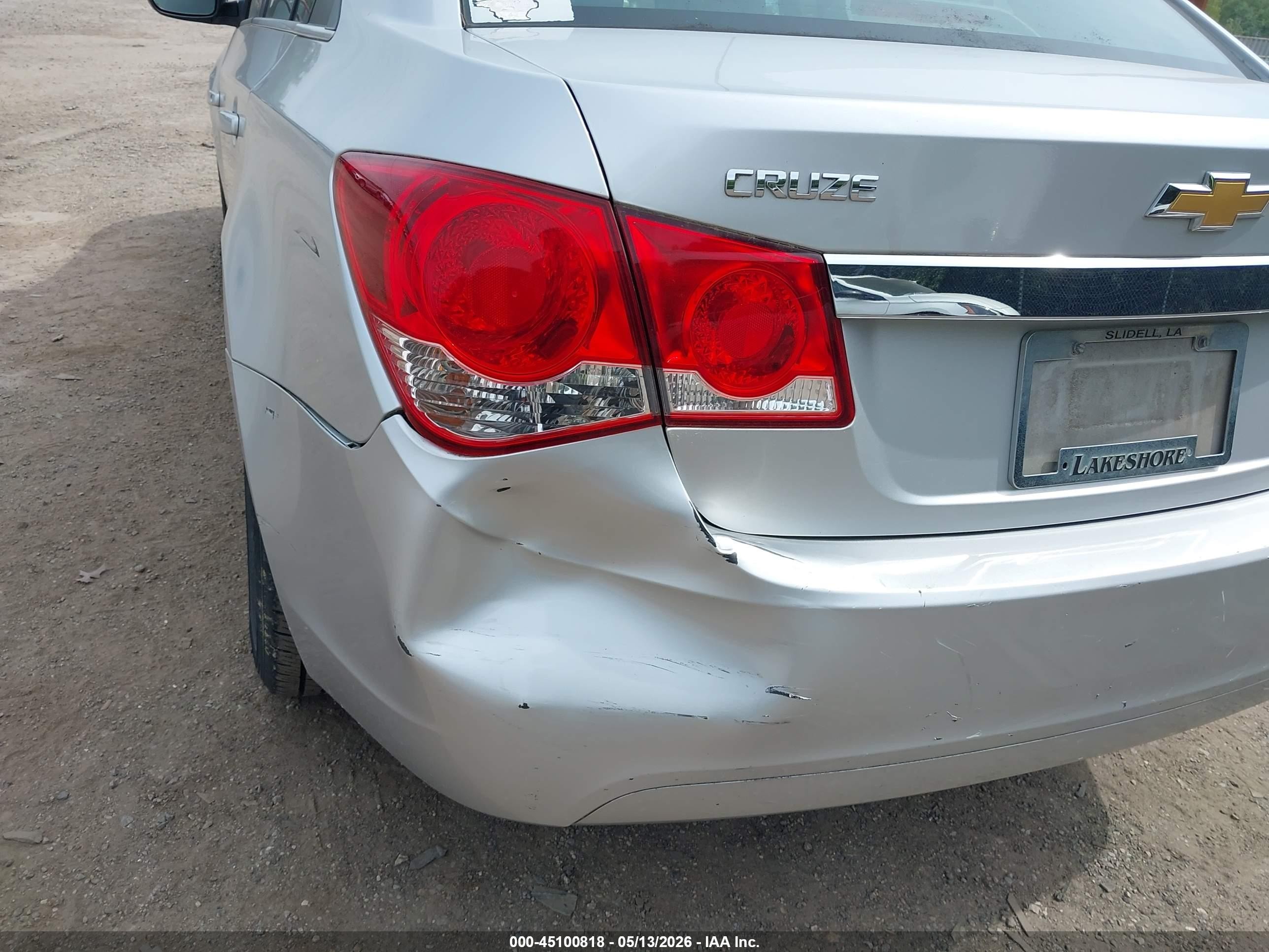 2015 Chevrolet Cruze 1lt Auto Silver vin: 1G1PC5SB8F7217841