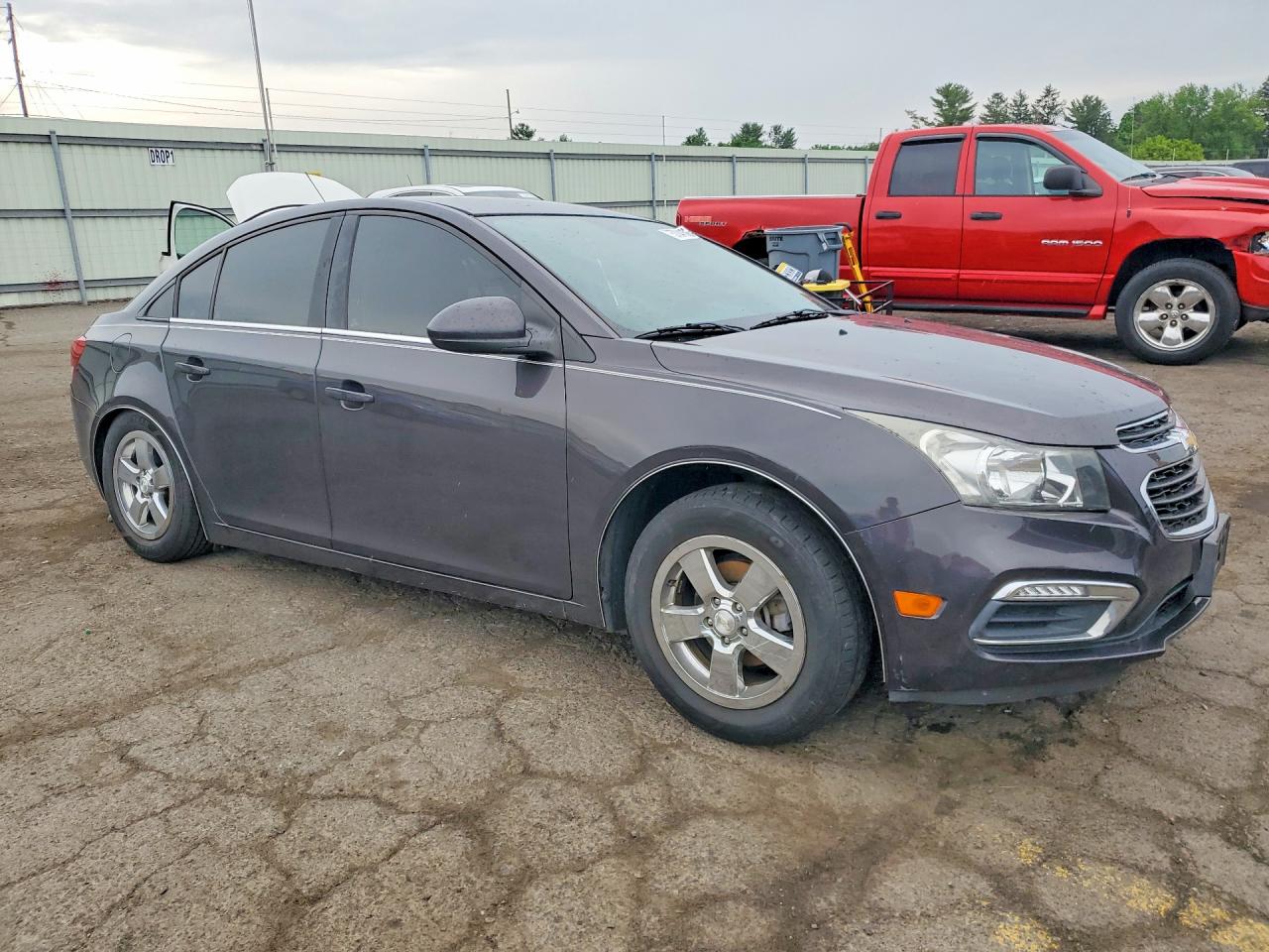 2015 Chevrolet Cruze Lt Gray vin: 1G1PC5SB8F7223509