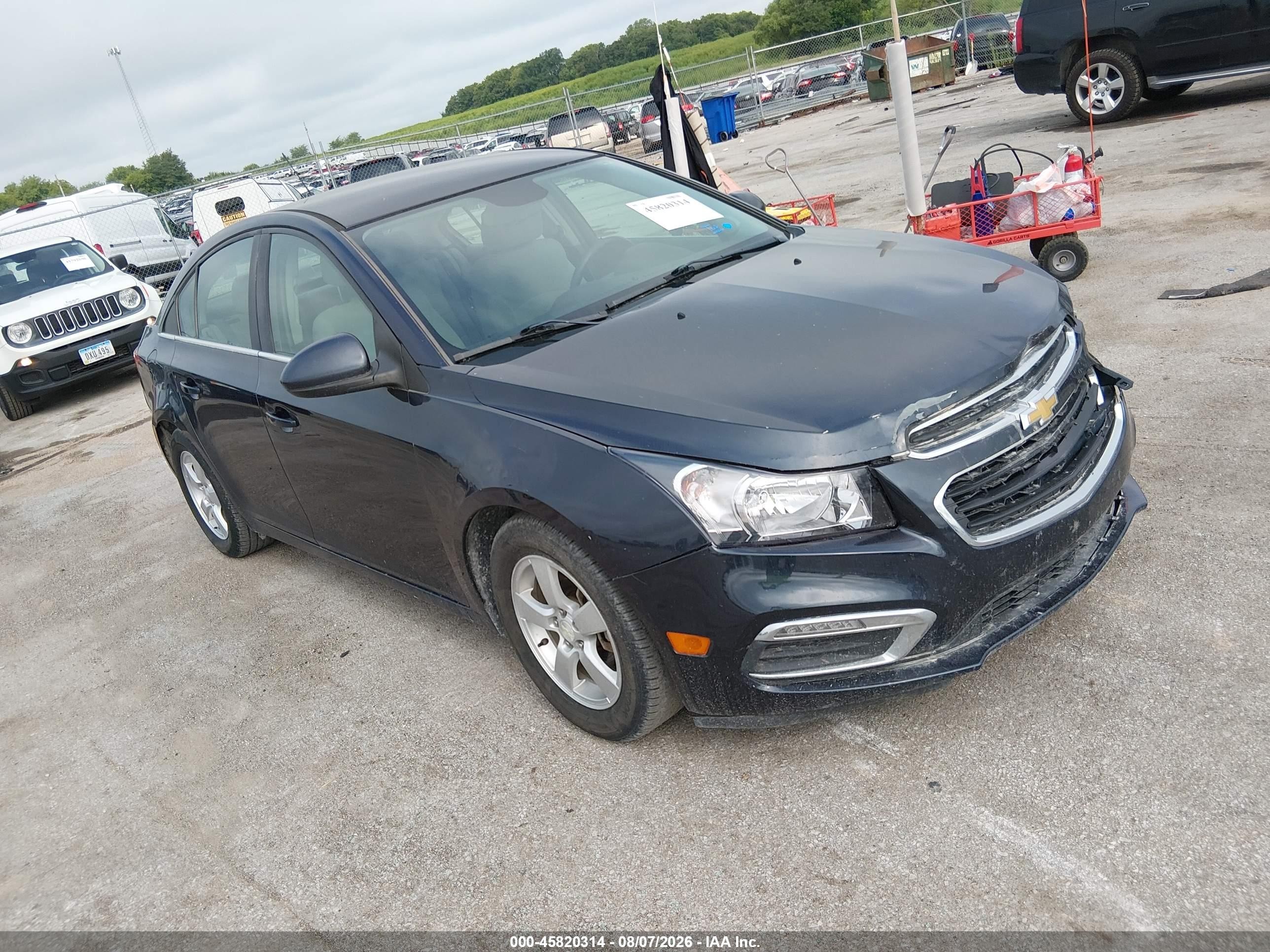 2015 Chevrolet Cruze 1lt Auto Бордовый vin: 1G1PC5SB8F7231111