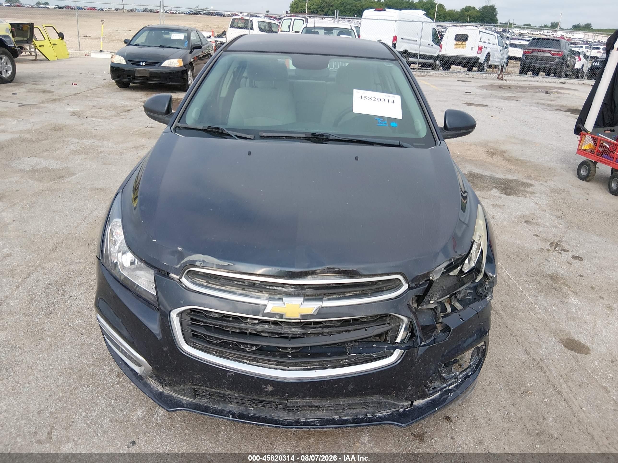 2015 Chevrolet Cruze 1lt Auto Бордовый vin: 1G1PC5SB8F7231111