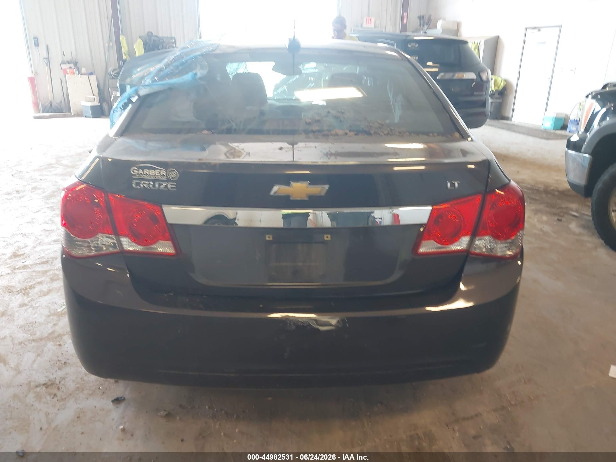 2015 Chevrolet Cruze 1lt Auto Gray vin: 1G1PC5SB8F7235174