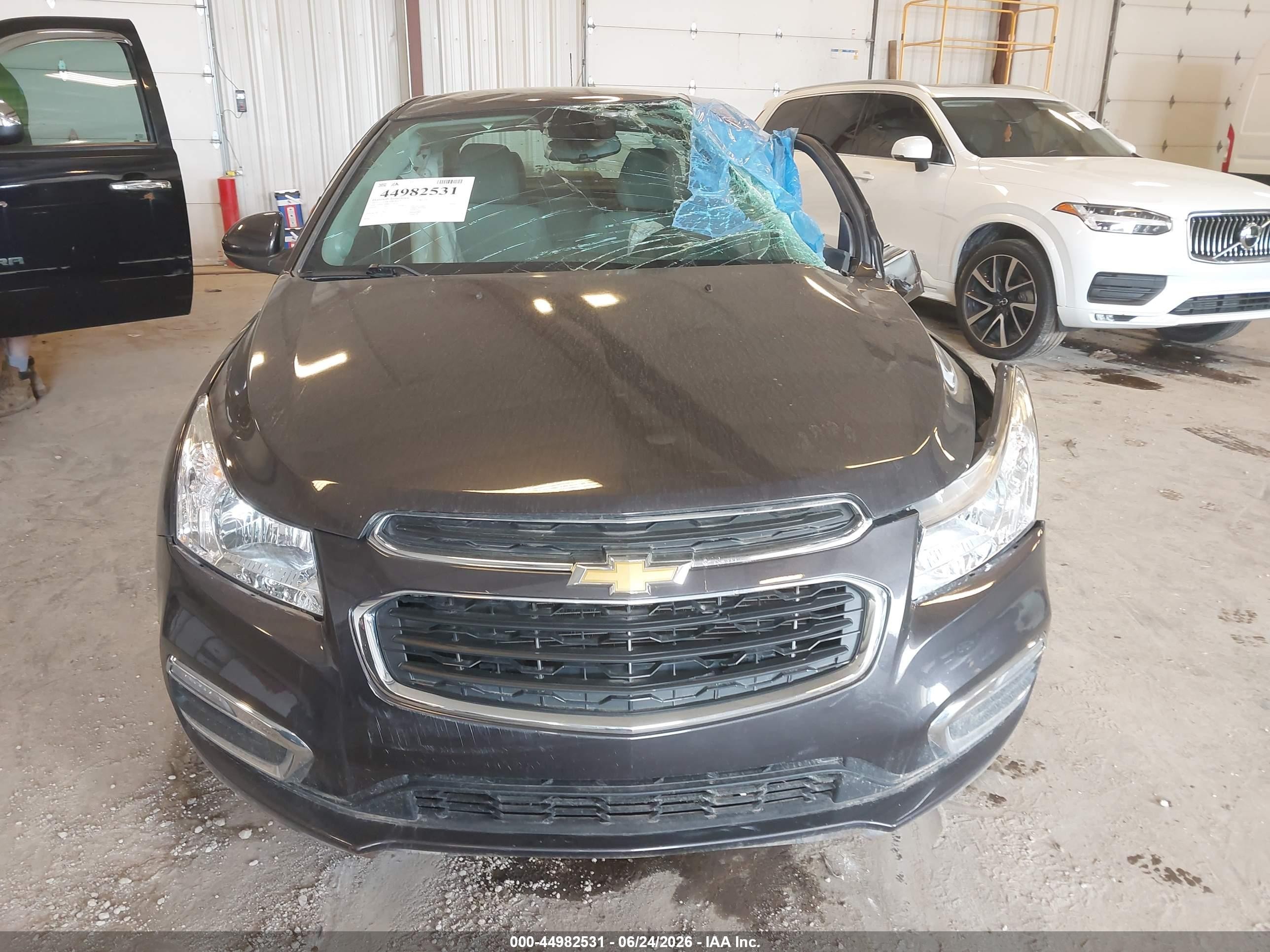 2015 Chevrolet Cruze 1lt Auto Gray vin: 1G1PC5SB8F7235174