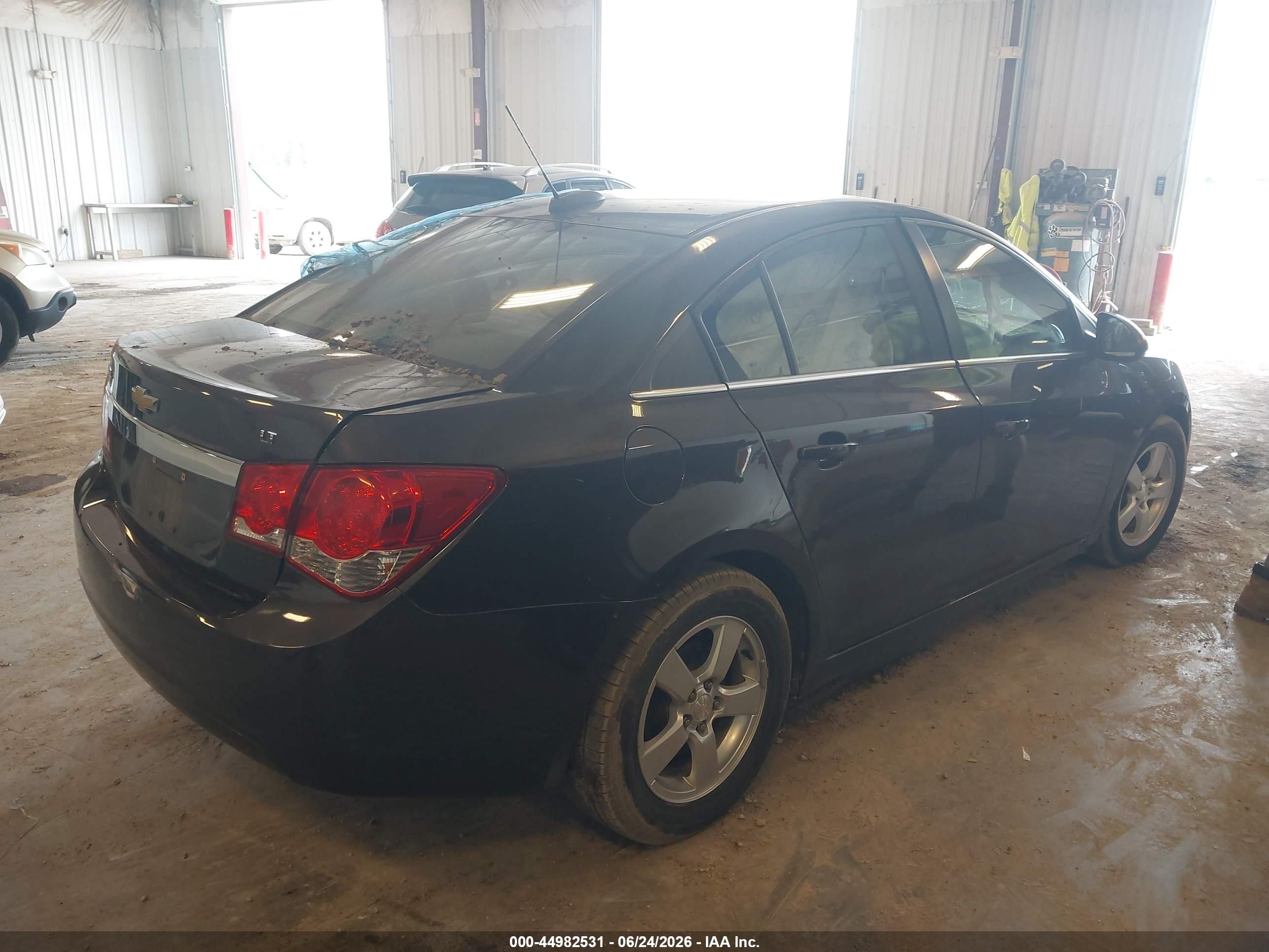2015 Chevrolet Cruze 1lt Auto Gray vin: 1G1PC5SB8F7235174