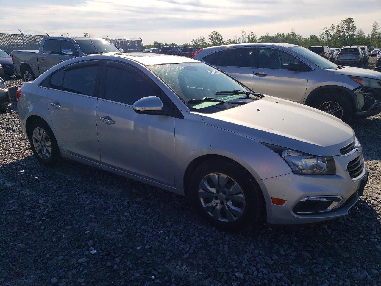 2015 Chevrolet Cruze Lt Gray vin: 1G1PC5SB8F7243937
