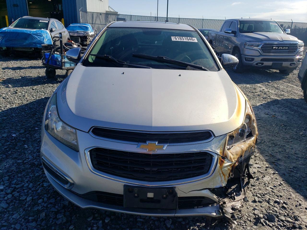 2015 Chevrolet Cruze Lt Gray vin: 1G1PC5SB8F7243937