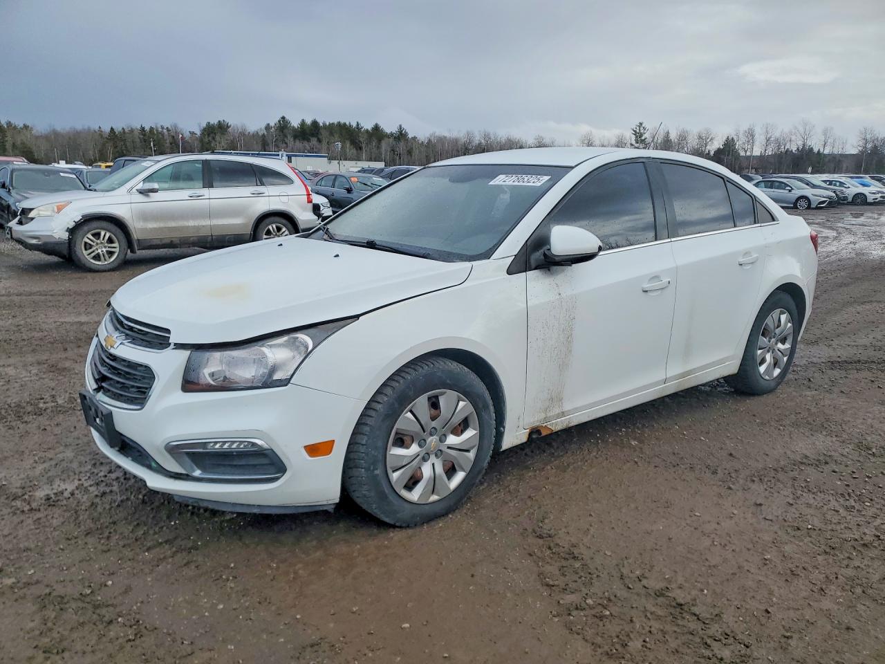 2015 Chevrolet Cruze Lt White vin: 1G1PC5SB8F7246207