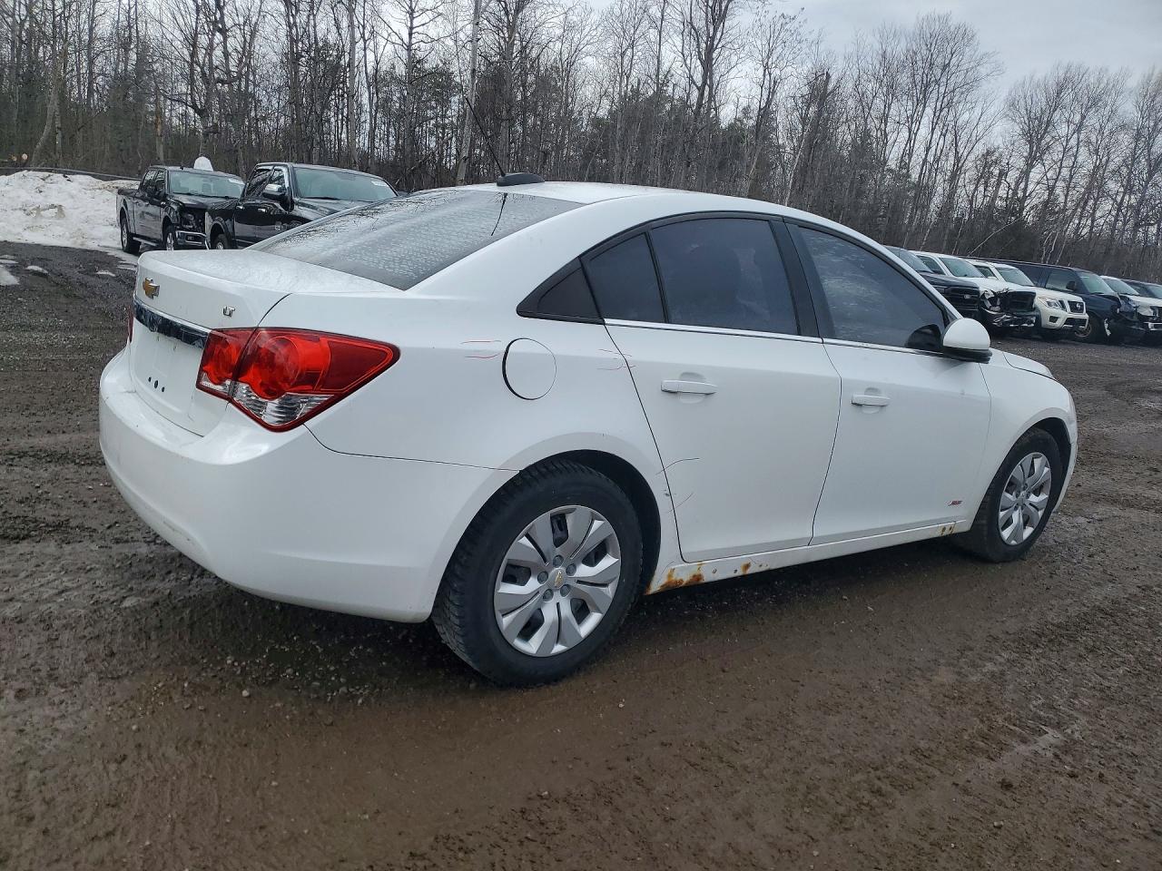 2015 Chevrolet Cruze Lt White vin: 1G1PC5SB8F7246207
