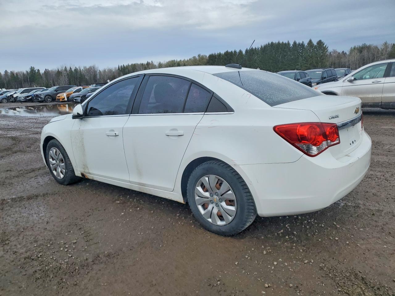 2015 Chevrolet Cruze Lt White vin: 1G1PC5SB8F7246207