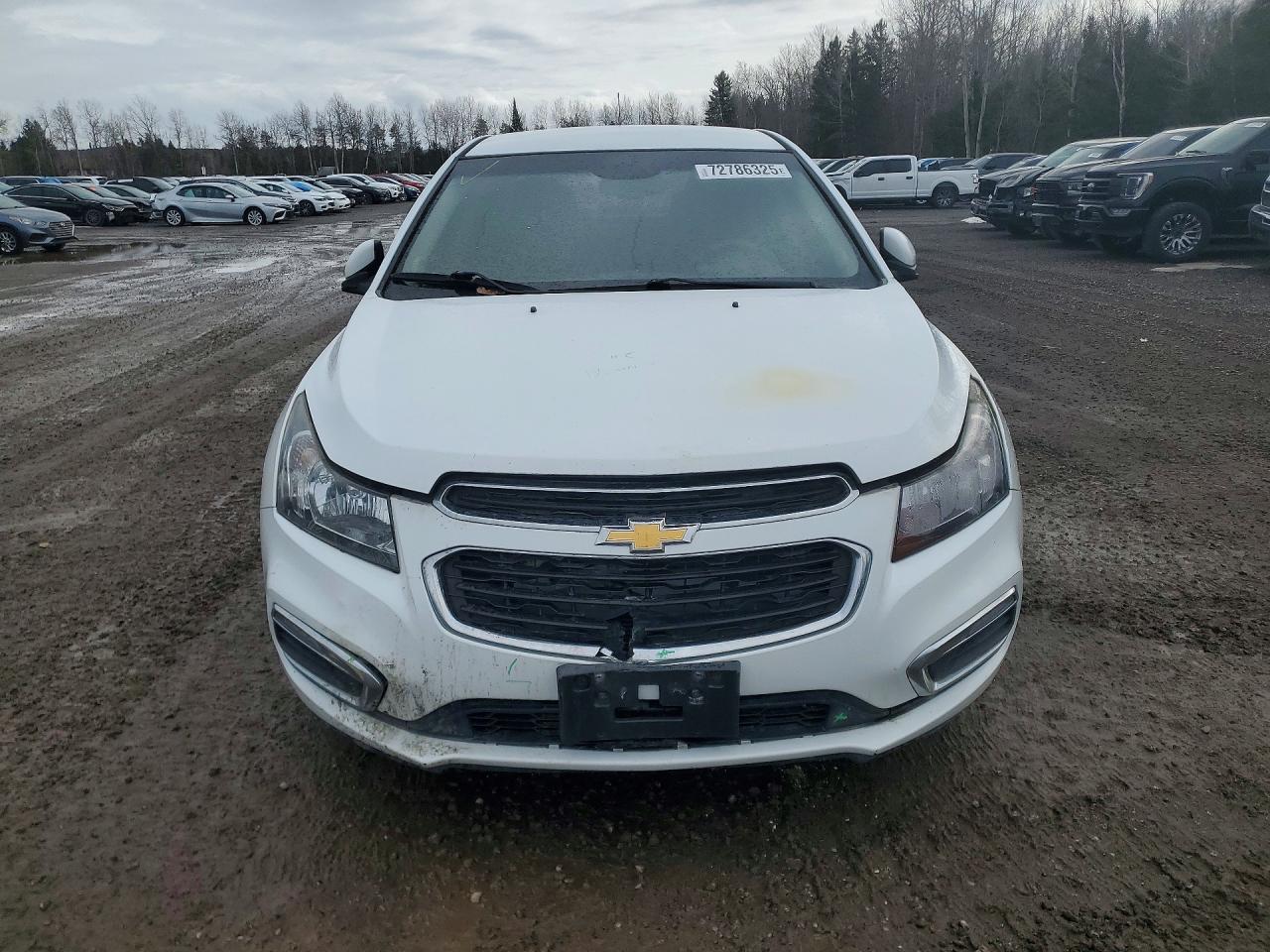 2015 Chevrolet Cruze Lt White vin: 1G1PC5SB8F7246207