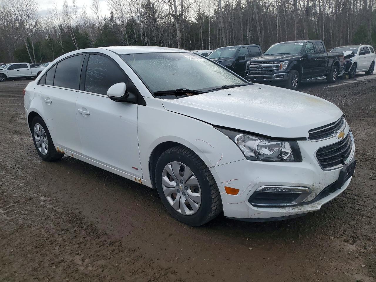 2015 Chevrolet Cruze Lt White vin: 1G1PC5SB8F7246207