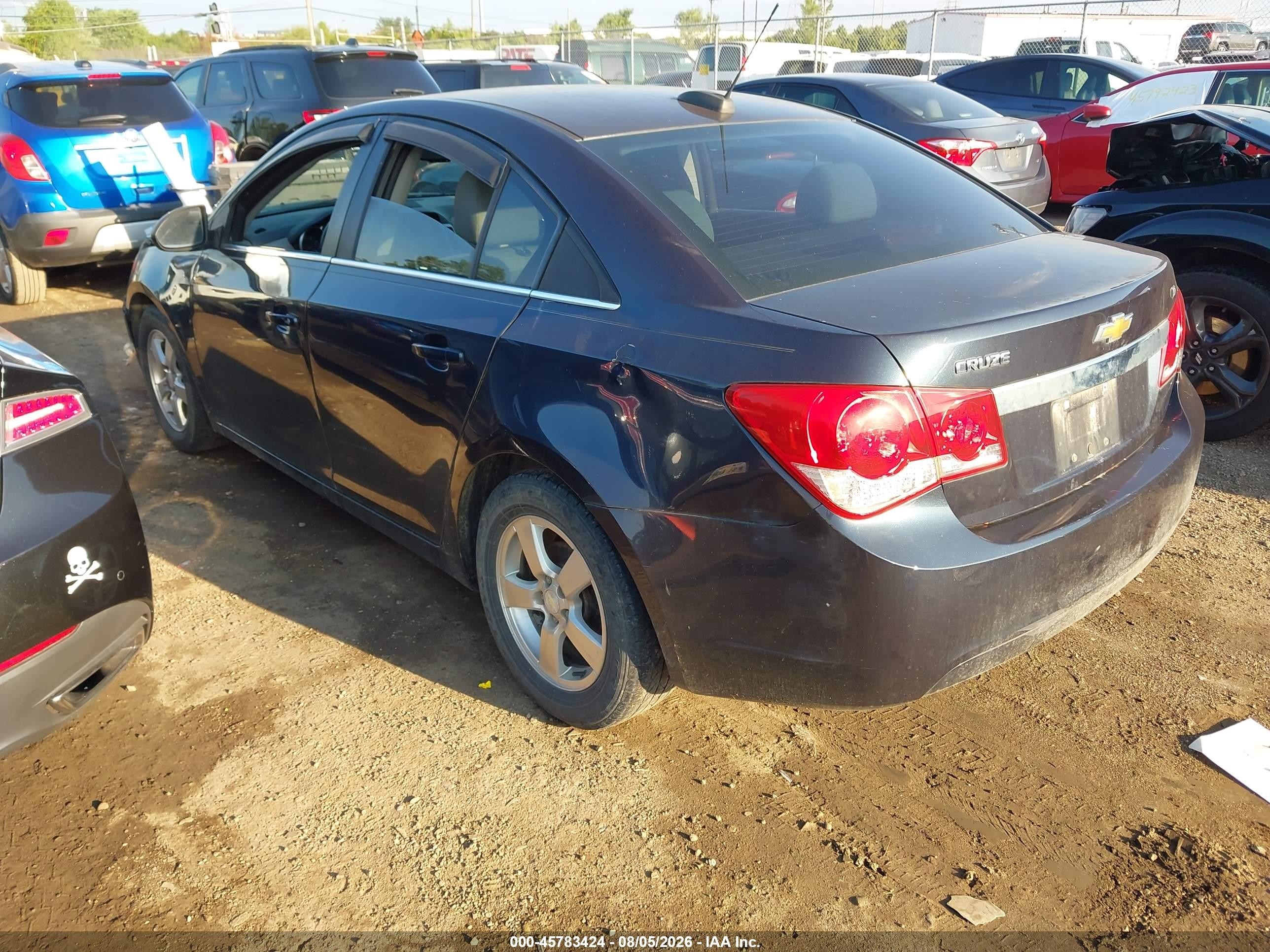 2015 Chevrolet Cruze 1lt Auto Dark Blue vin: 1G1PC5SB8F7249625
