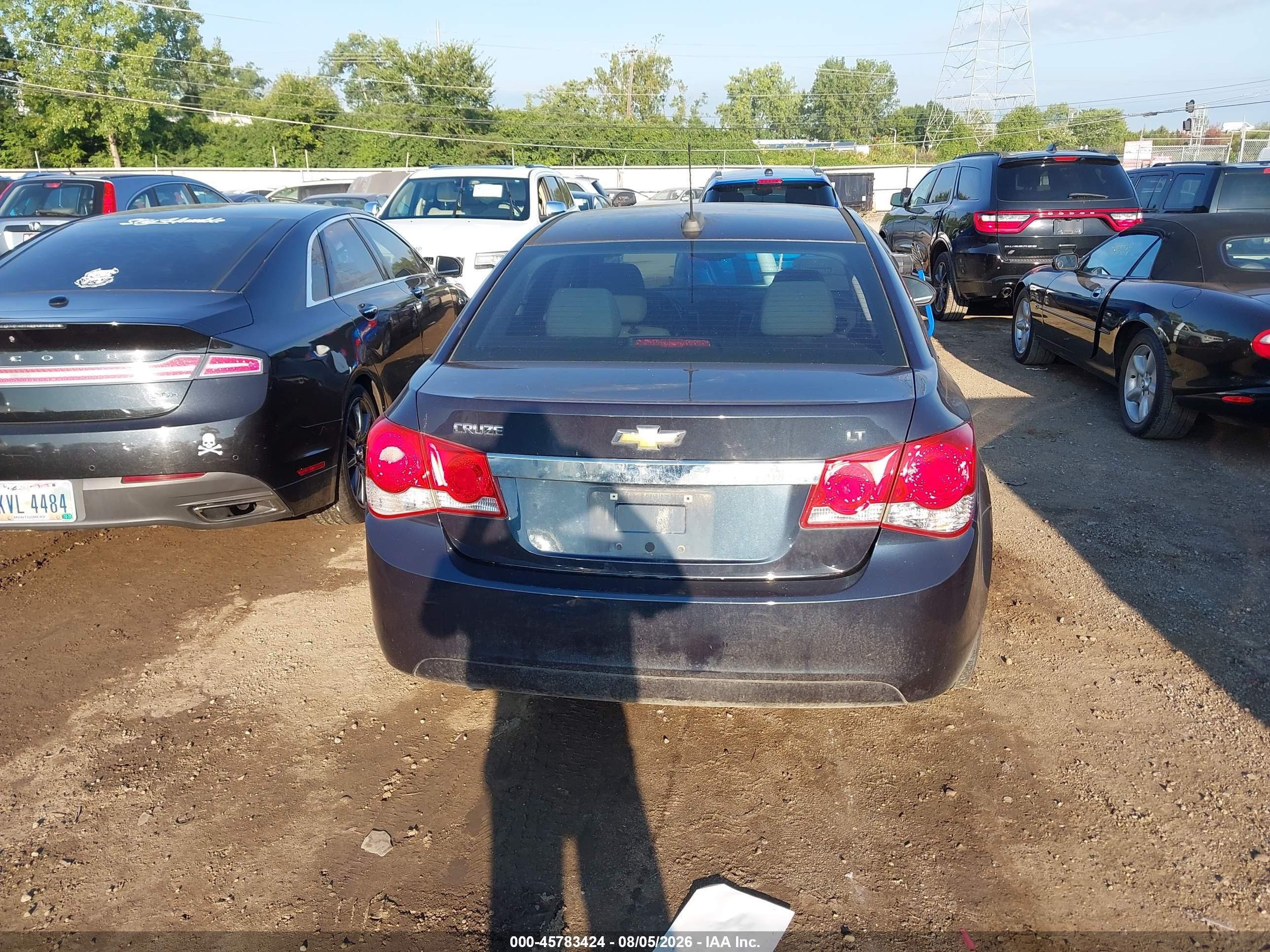 2015 Chevrolet Cruze 1lt Auto Dark Blue vin: 1G1PC5SB8F7249625