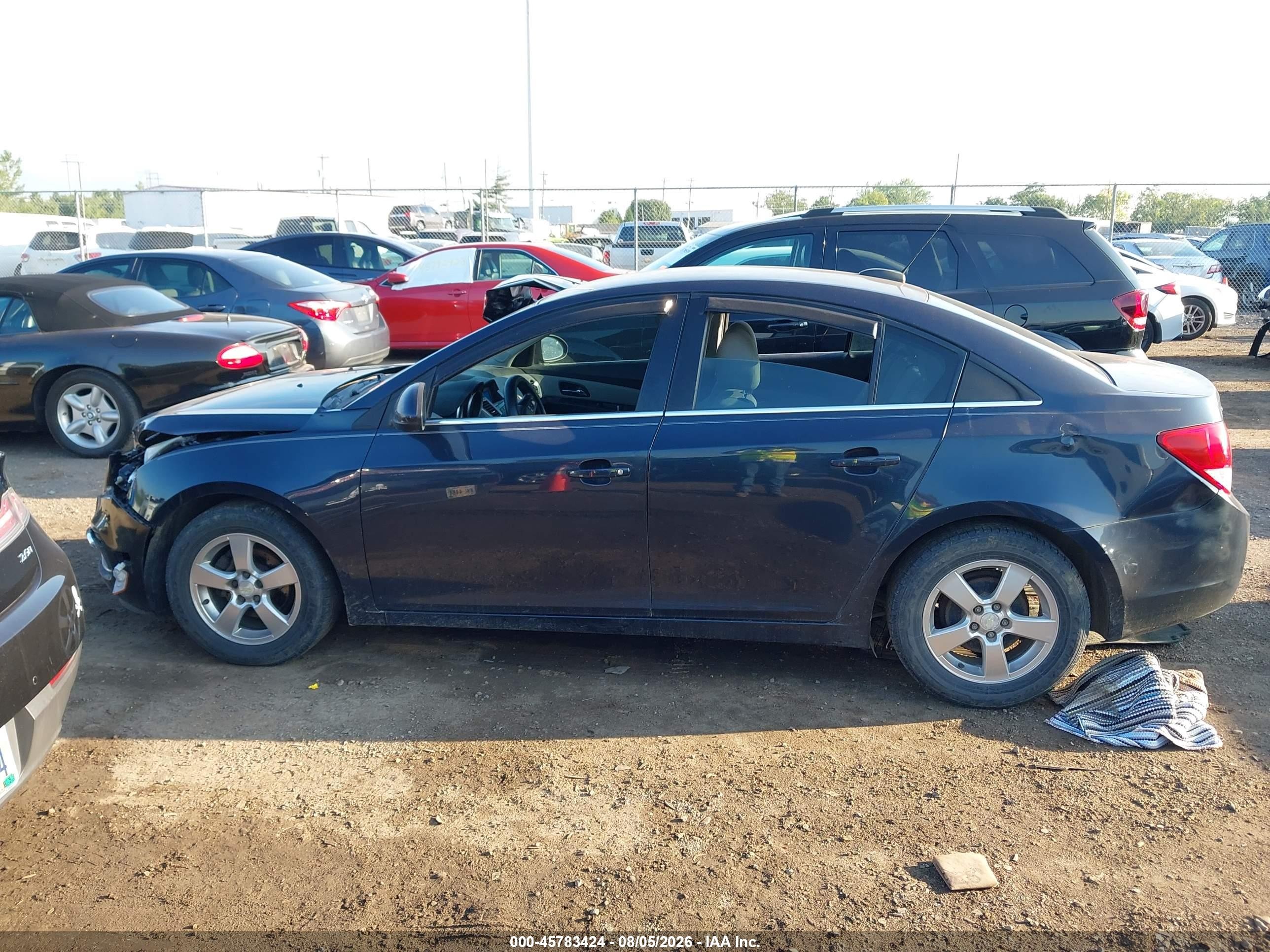 2015 Chevrolet Cruze 1lt Auto Dark Blue vin: 1G1PC5SB8F7249625