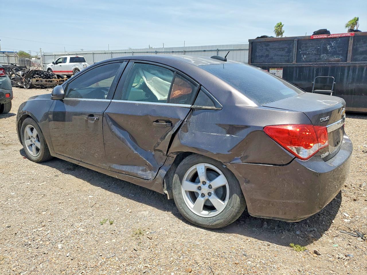 2015 Chevrolet Cruze Lt Gray vin: 1G1PC5SB8F7270314