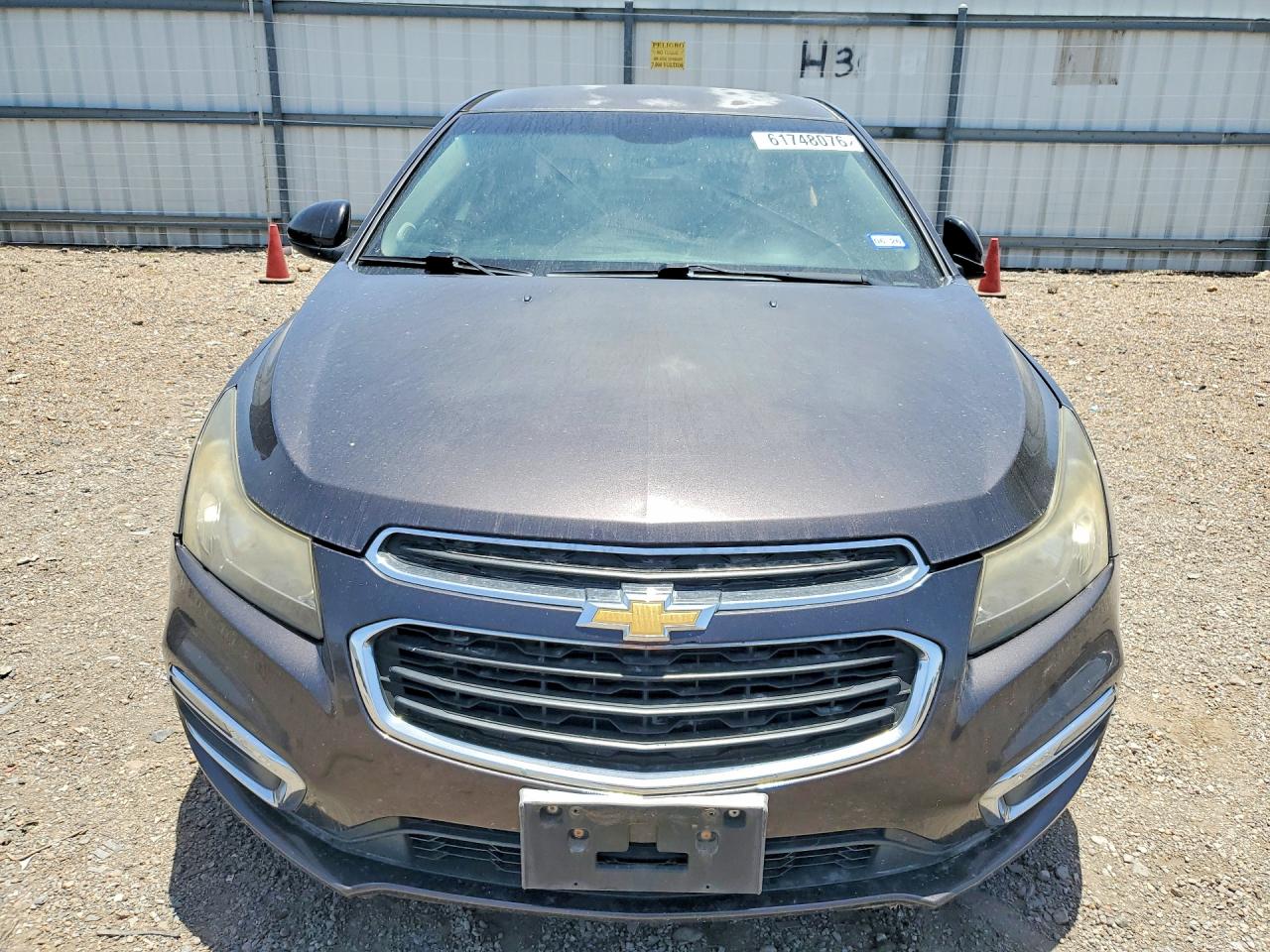 2015 Chevrolet Cruze Lt Gray vin: 1G1PC5SB8F7270314