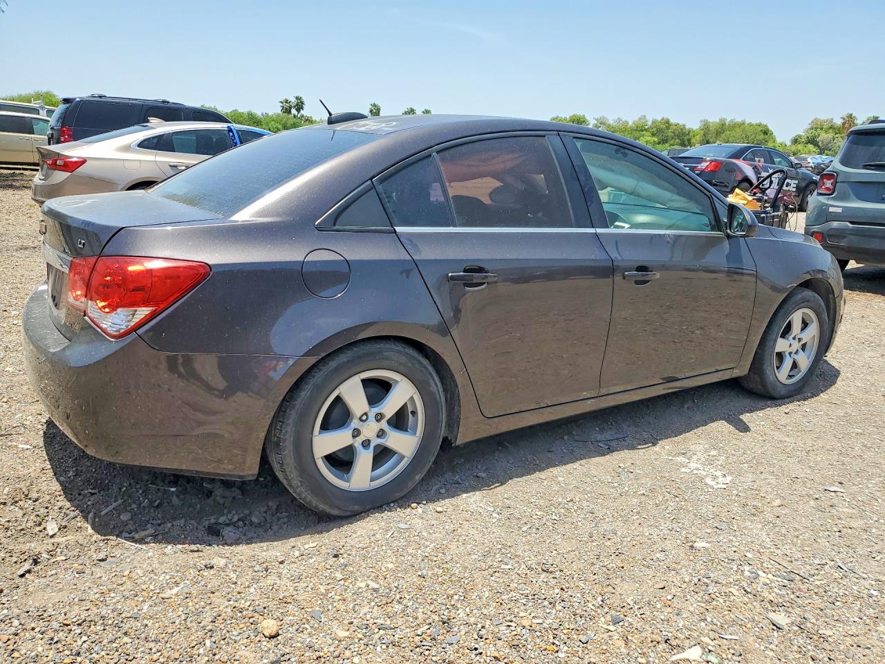 2015 Chevrolet Cruze Lt Gray vin: 1G1PC5SB8F7270314