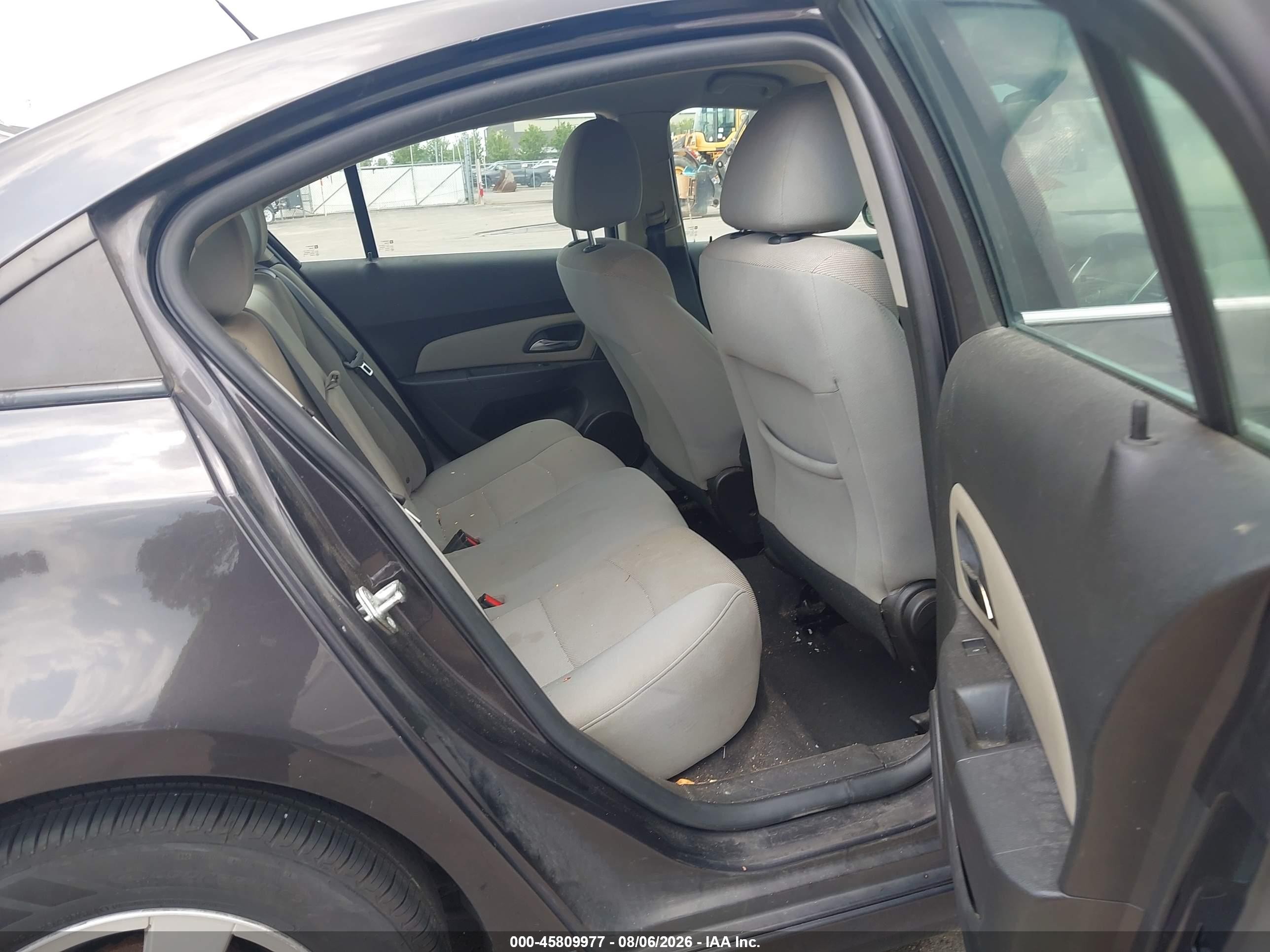 2015 Chevrolet Cruze 1lt Auto Gray vin: 1G1PC5SB8F7271754