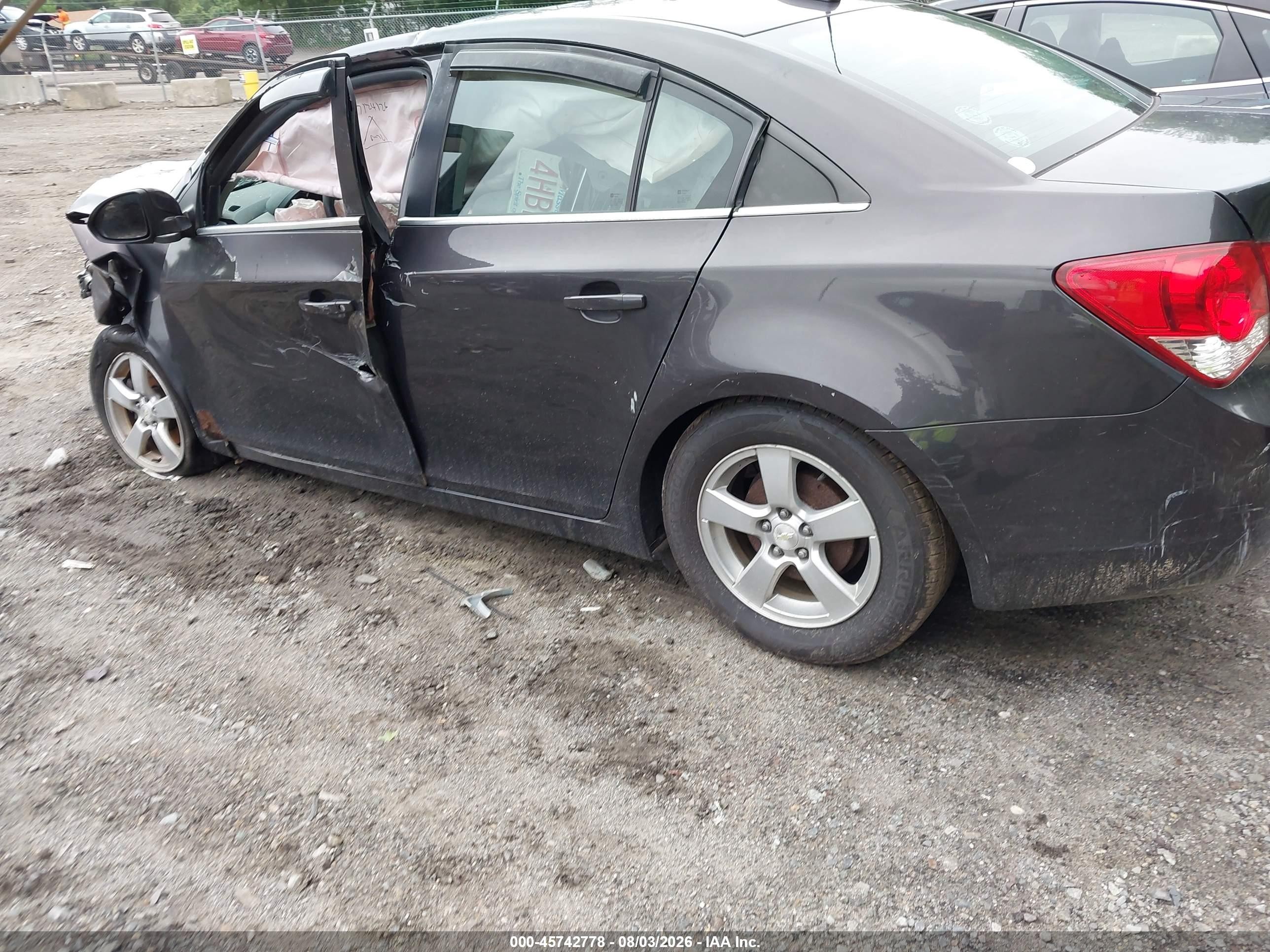 2015 Chevrolet Cruze 1lt Auto Black vin: 1G1PC5SB8F7288540
