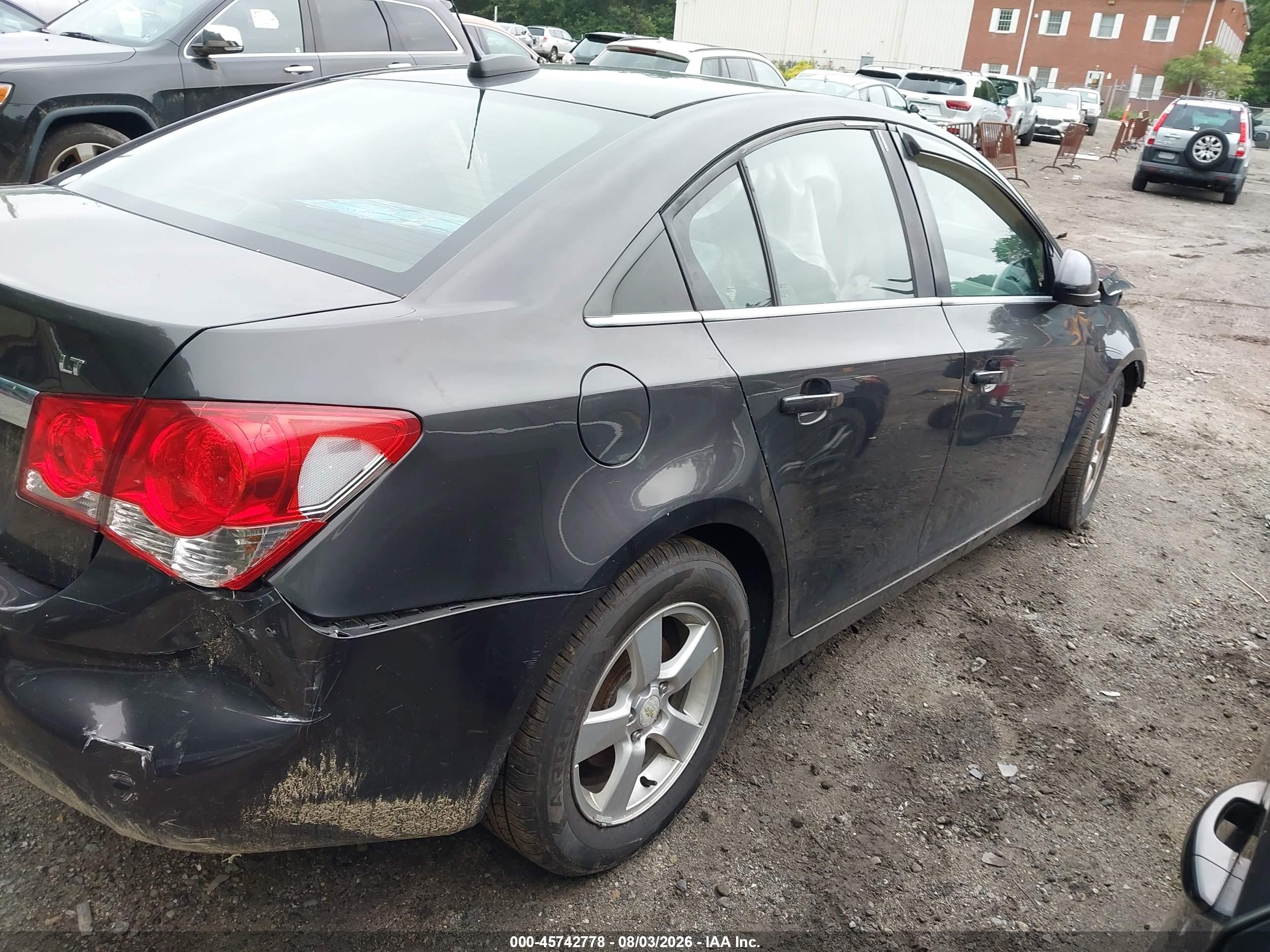 2015 Chevrolet Cruze 1lt Auto Black vin: 1G1PC5SB8F7288540
