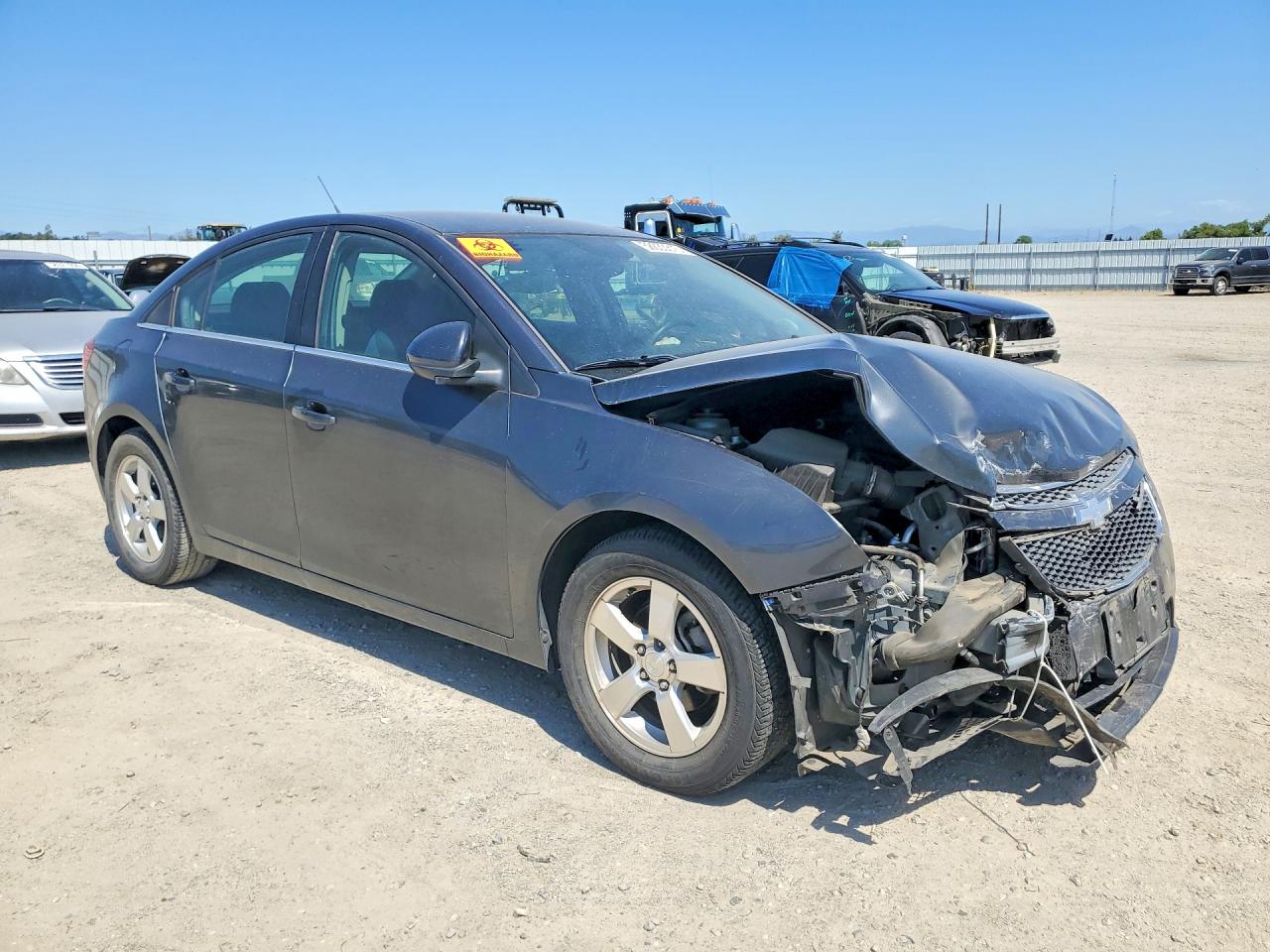 2013 Chevrolet Cruze Lt Gray vin: 1G1PC5SB9D7114280