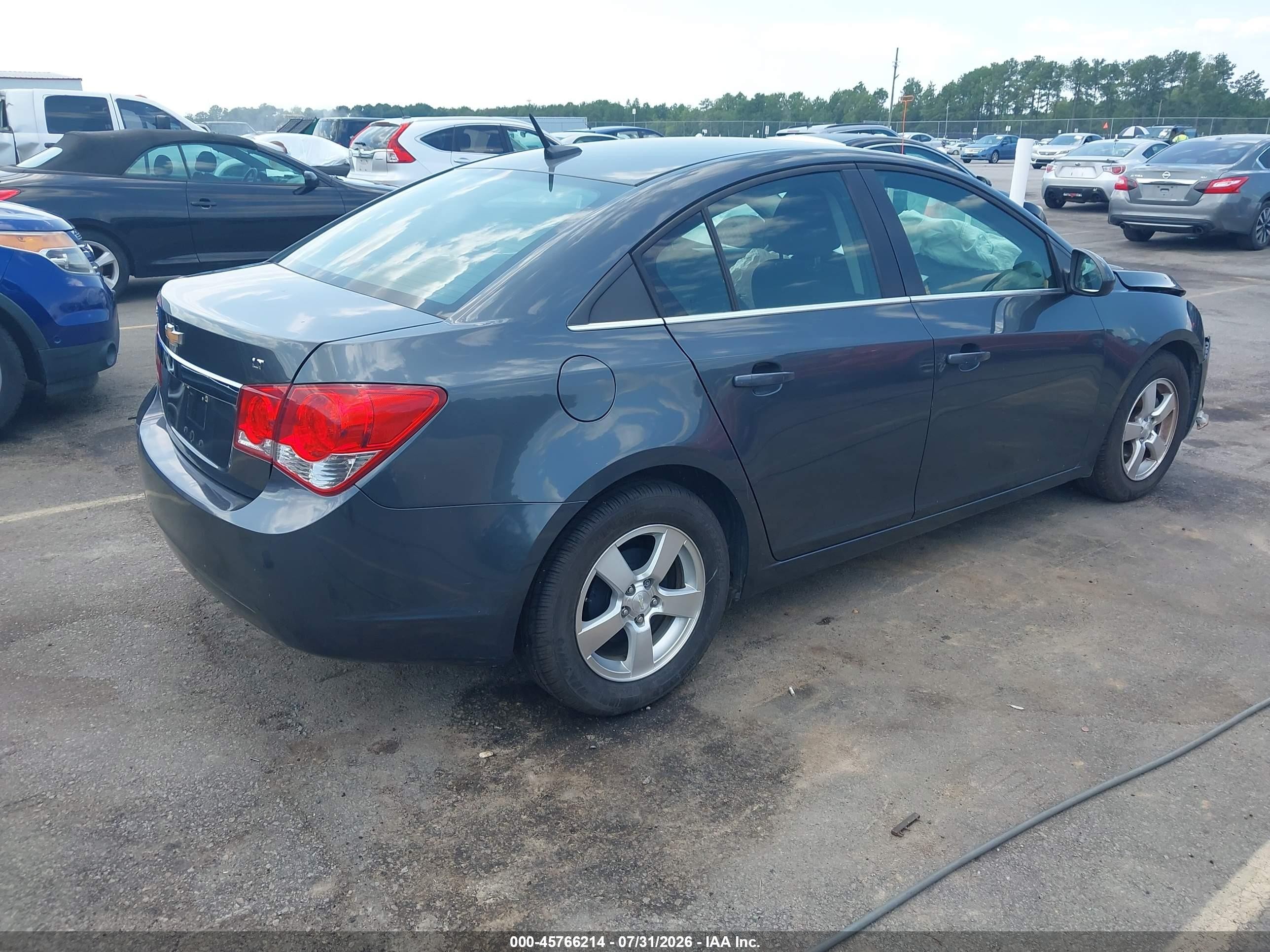 2013 Chevrolet Cruze 1lt Auto Gray vin: 1G1PC5SB9D7180280