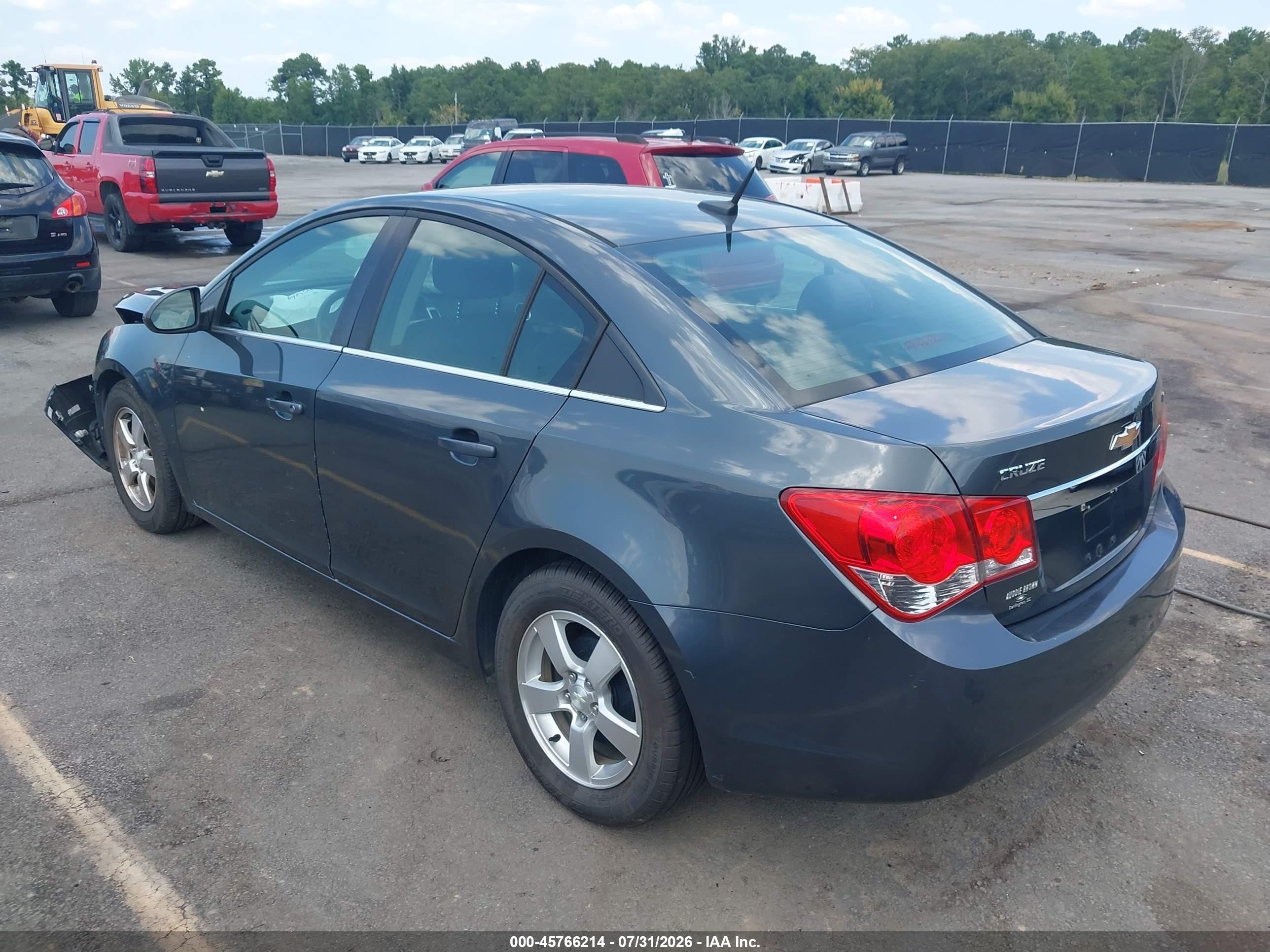 2013 Chevrolet Cruze 1lt Auto Gray vin: 1G1PC5SB9D7180280