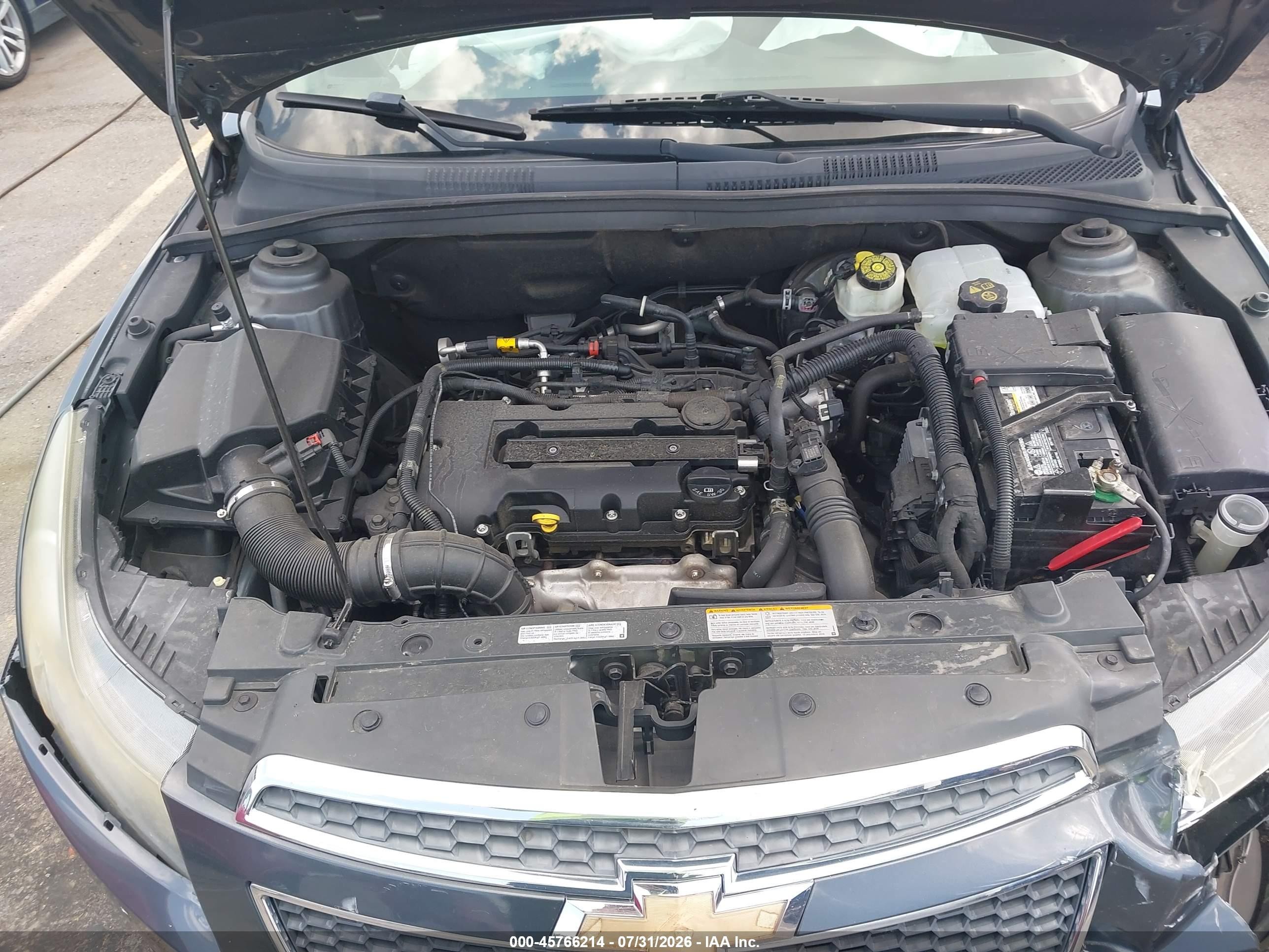 2013 Chevrolet Cruze 1lt Auto Gray vin: 1G1PC5SB9D7180280
