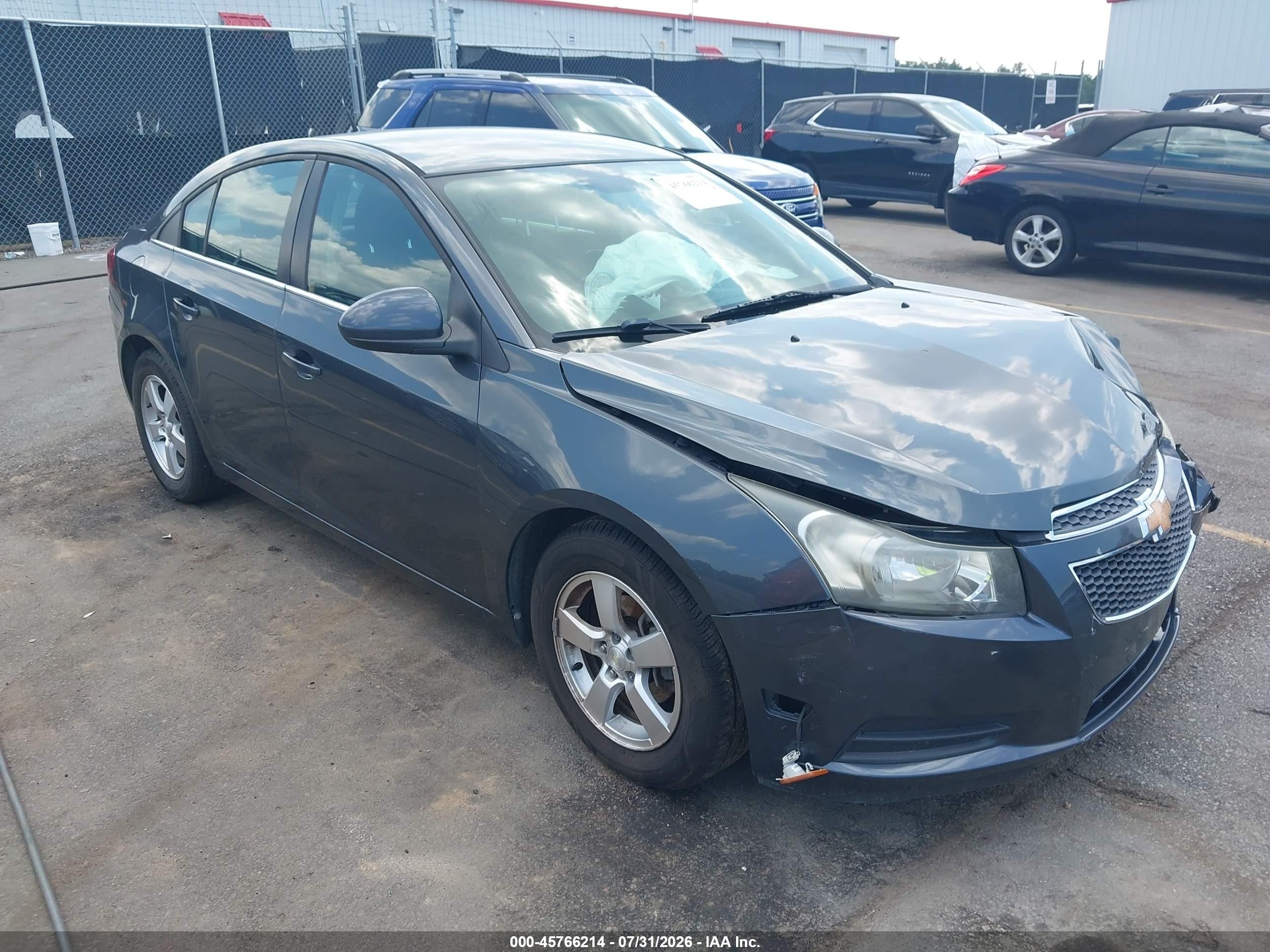 2013 Chevrolet Cruze 1lt Auto Gray vin: 1G1PC5SB9D7180280
