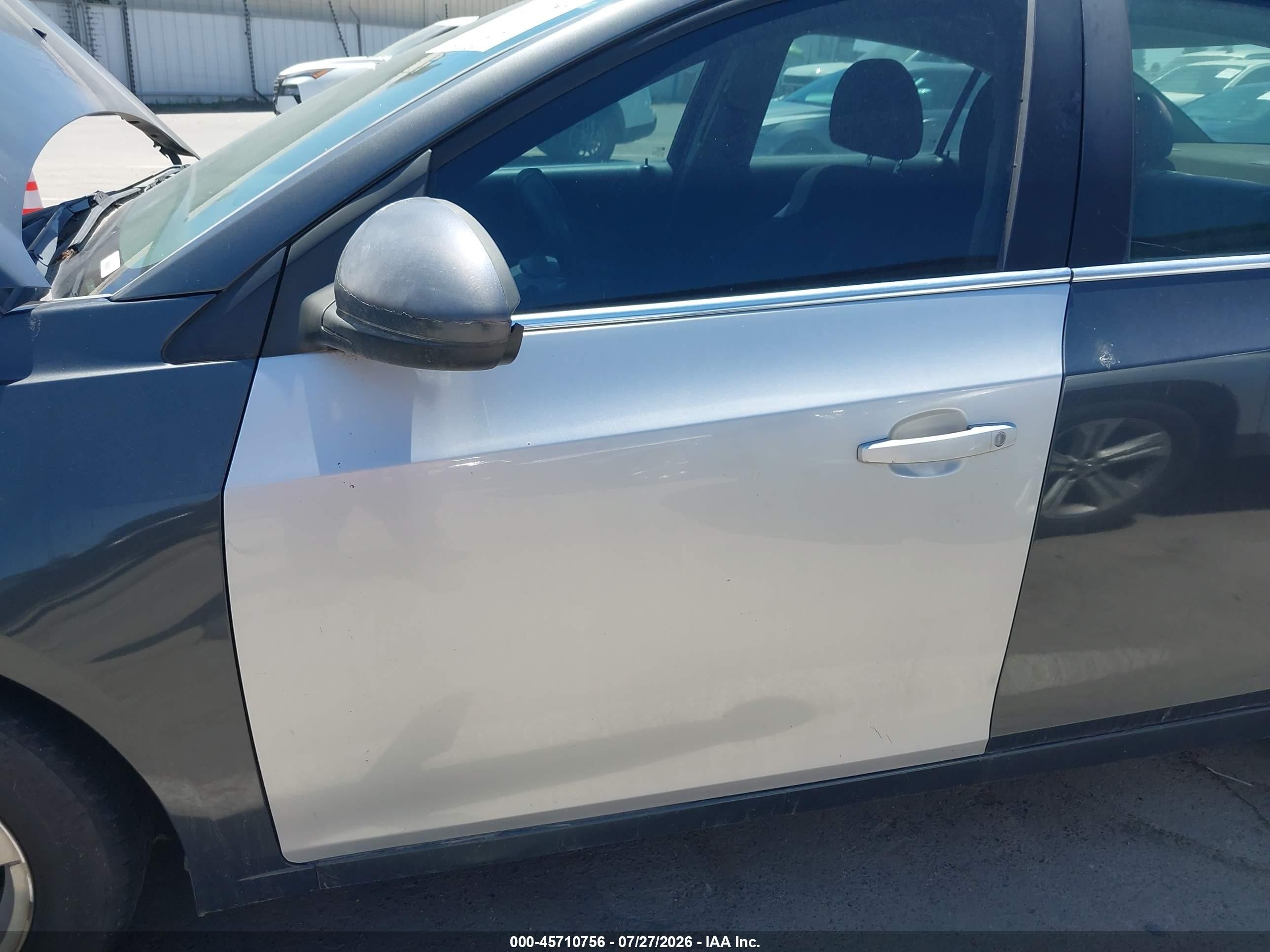 2013 Chevrolet Cruze 1lt Auto Gray vin: 1G1PC5SB9D7205923