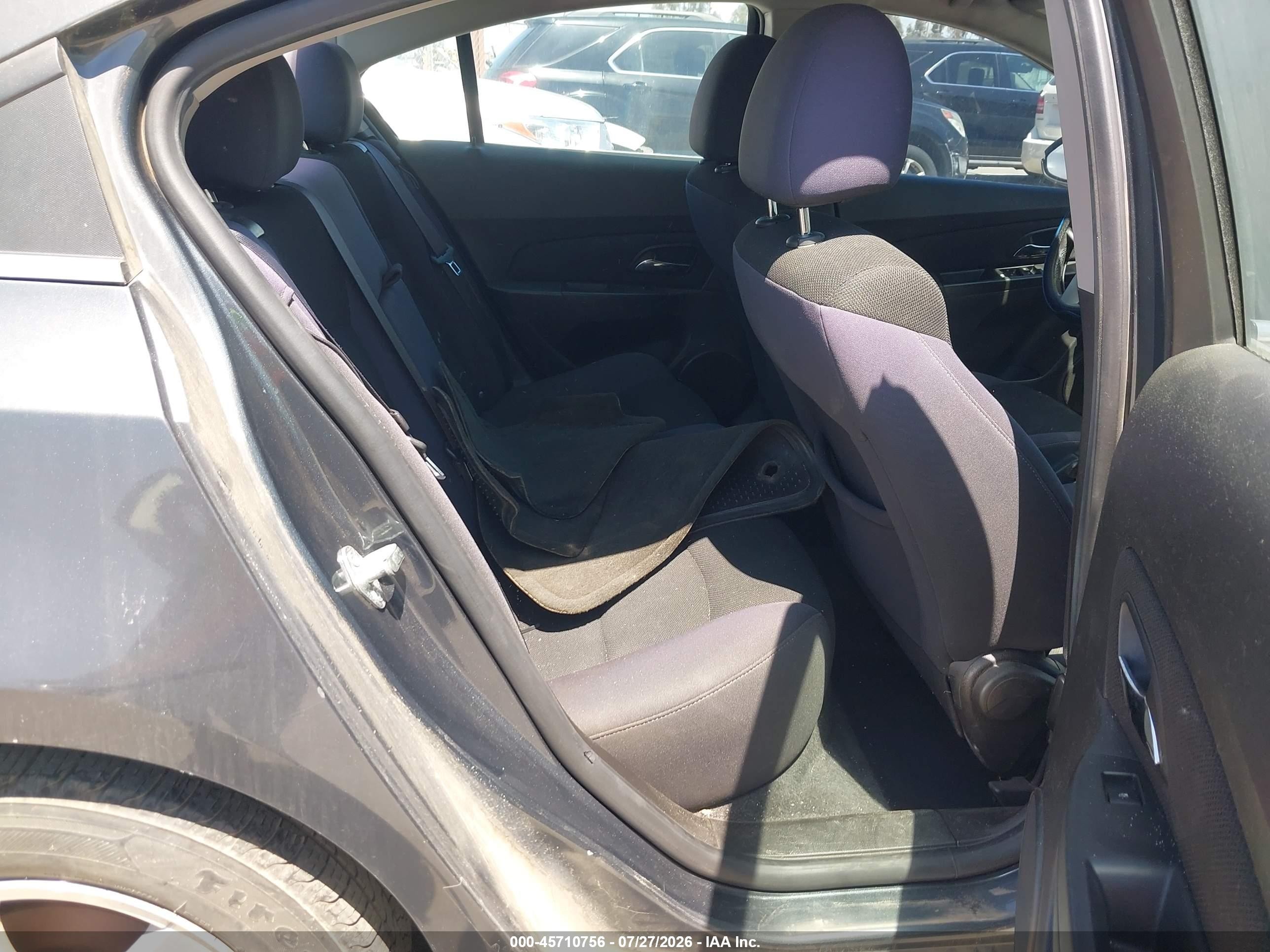 2013 Chevrolet Cruze 1lt Auto Gray vin: 1G1PC5SB9D7205923