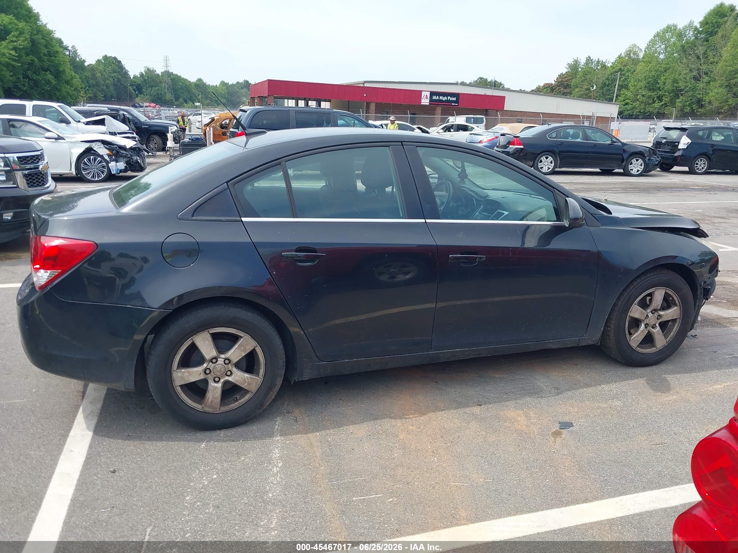 2013 Chevrolet Cruze 1lt Auto Black vin: 1G1PC5SB9D7222866