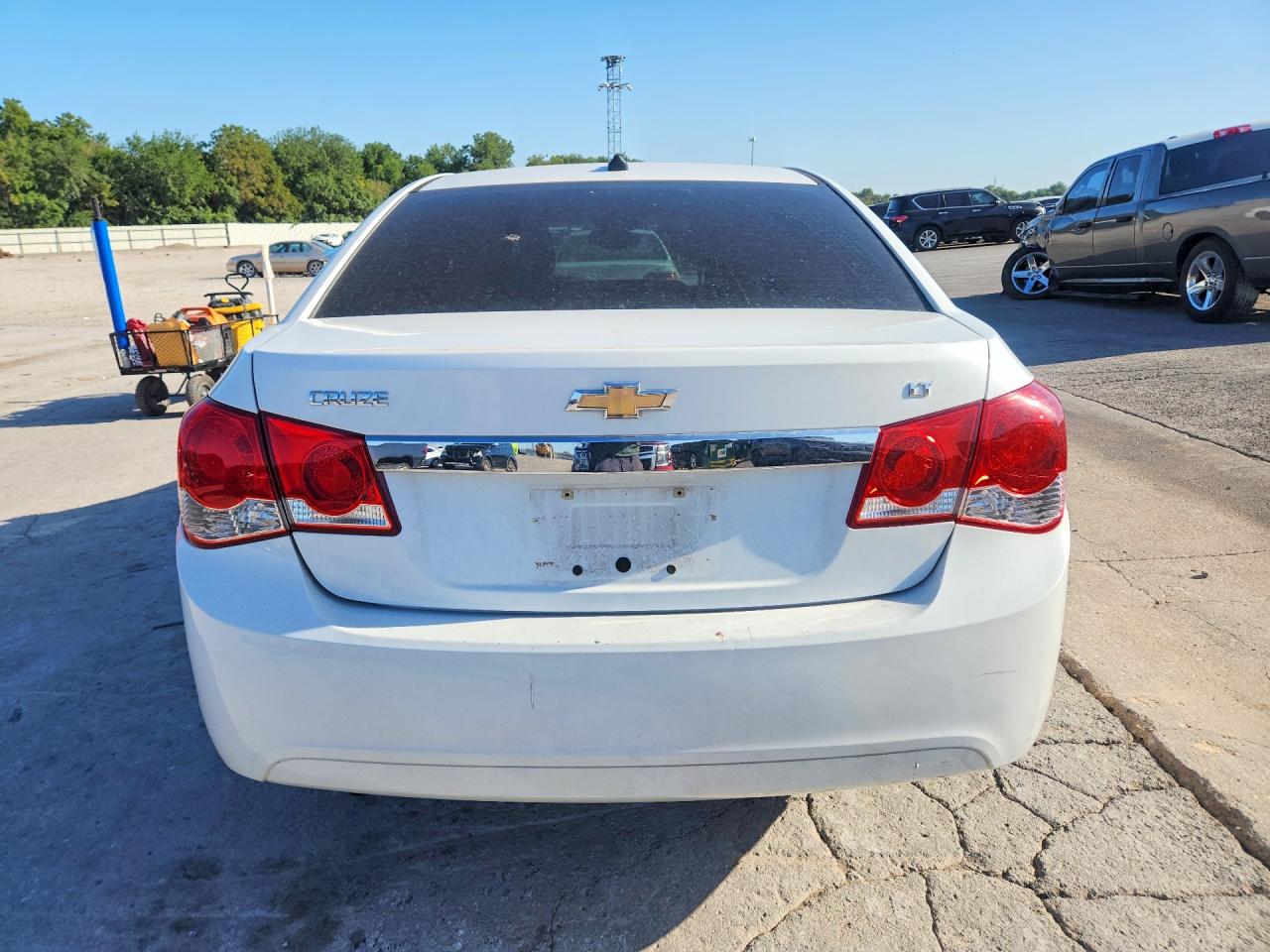 2013 Chevrolet Cruze Lt White vin: 1G1PC5SB9D7299172