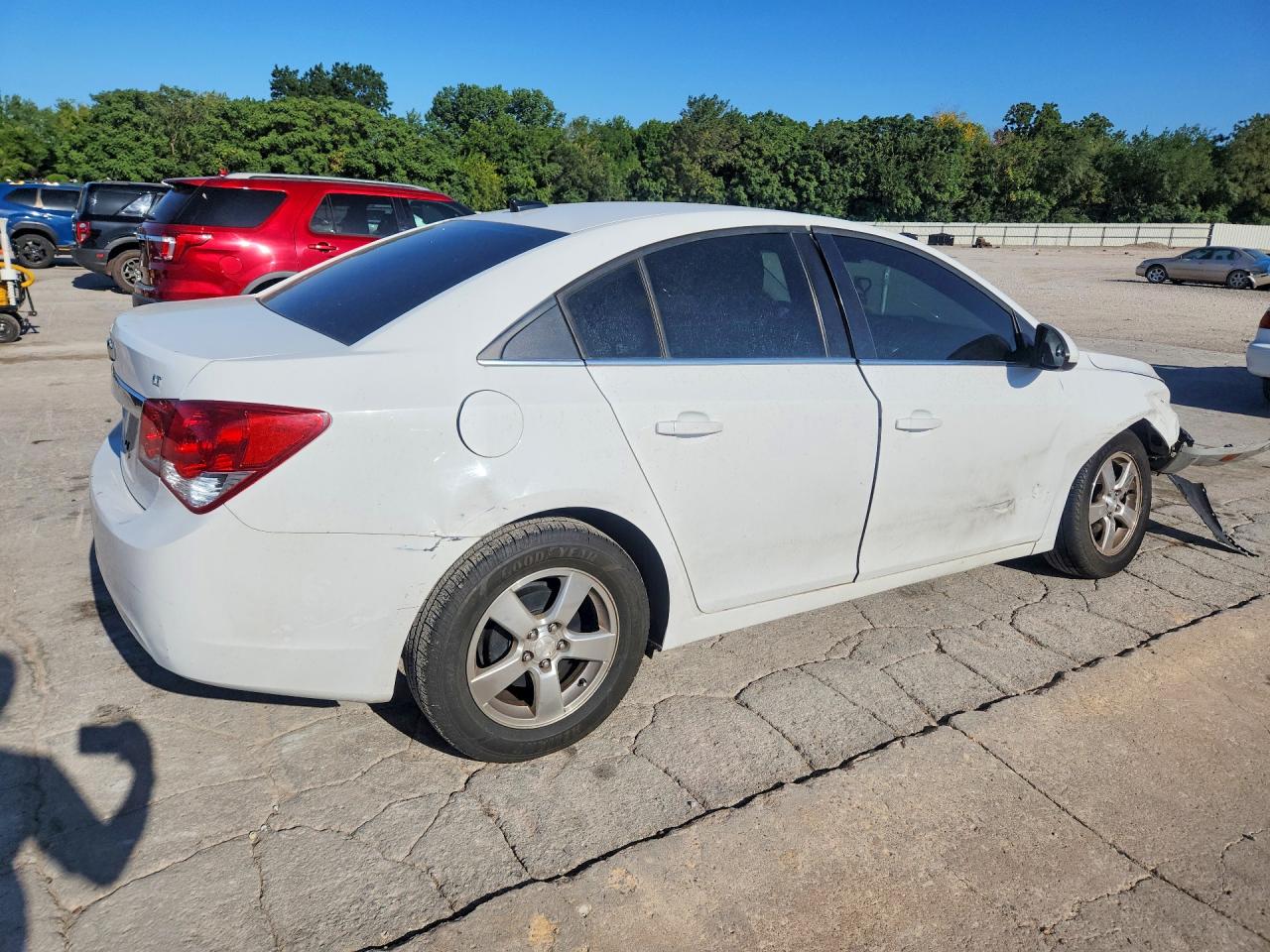 2013 Chevrolet Cruze Lt White vin: 1G1PC5SB9D7299172