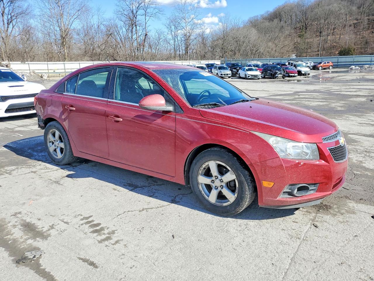 2013 Chevrolet Cruze Lt Red vin: 1G1PC5SB9D7315287