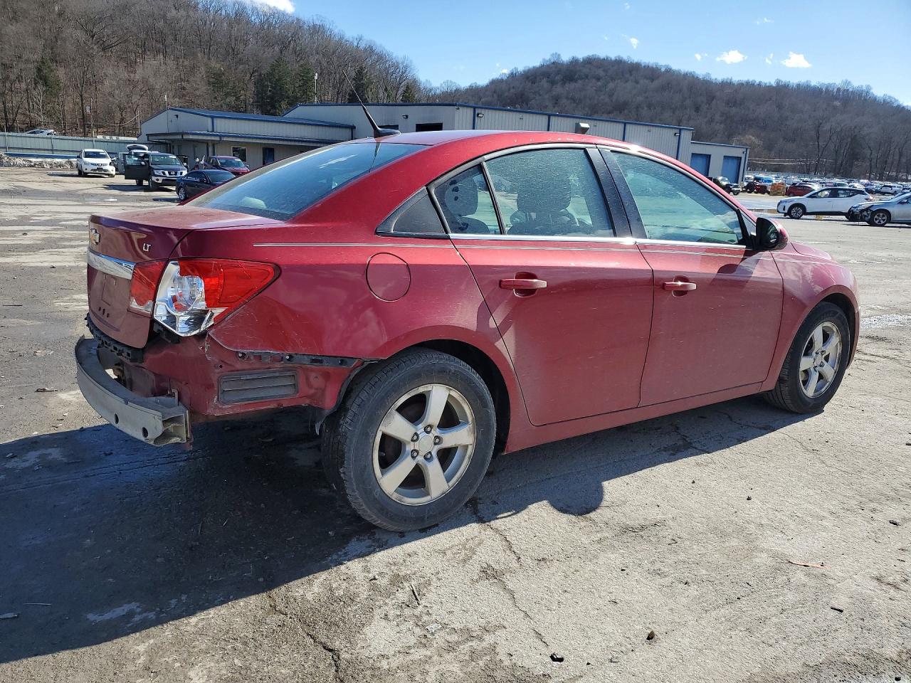 2013 Chevrolet Cruze Lt Red vin: 1G1PC5SB9D7315287