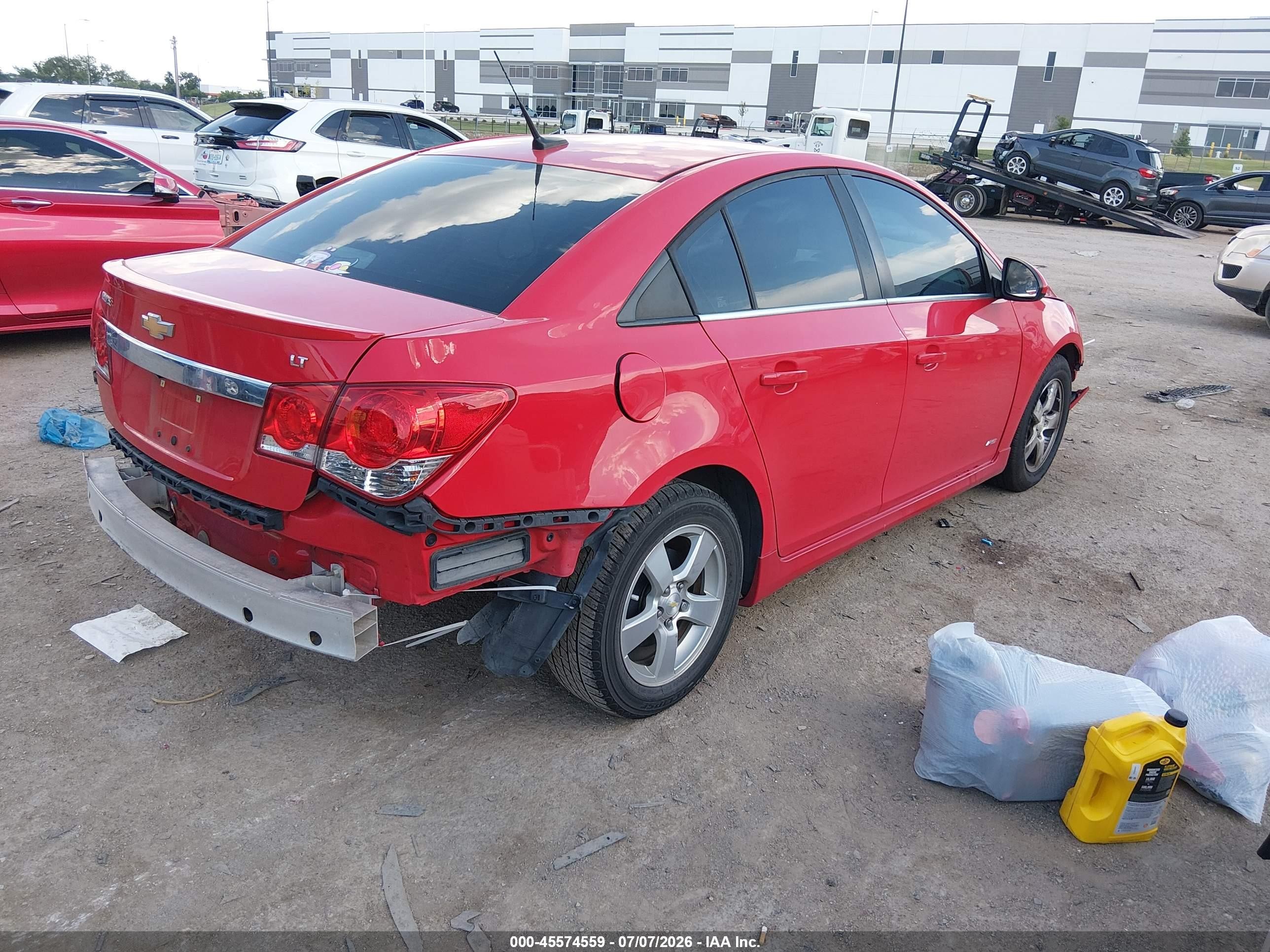 2014 Chevrolet Cruze 1lt Auto Красный vin: 1G1PC5SB9E7137351